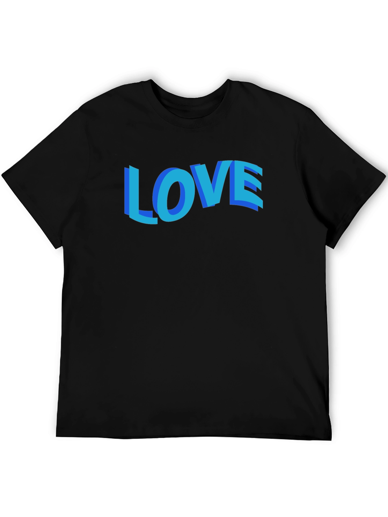 LOVE Graphic T-Shirt - Stylish Black Cotton Tee