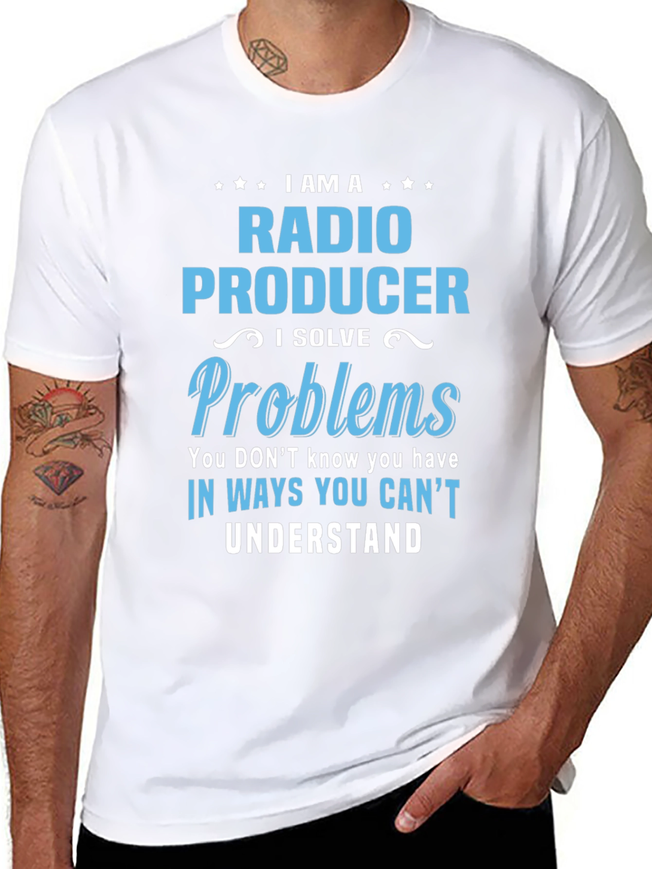 Radio Producer T-Shirt - I Solve Problems