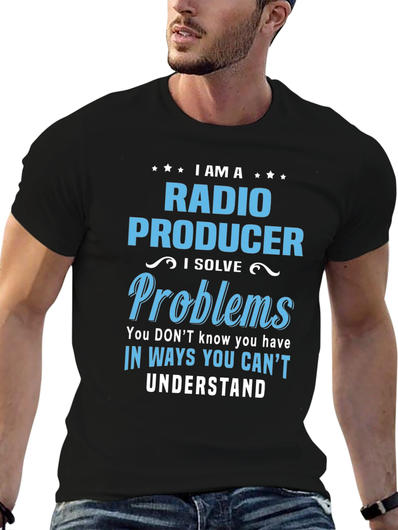 Radio Producer T-Shirt - I Solve Problems