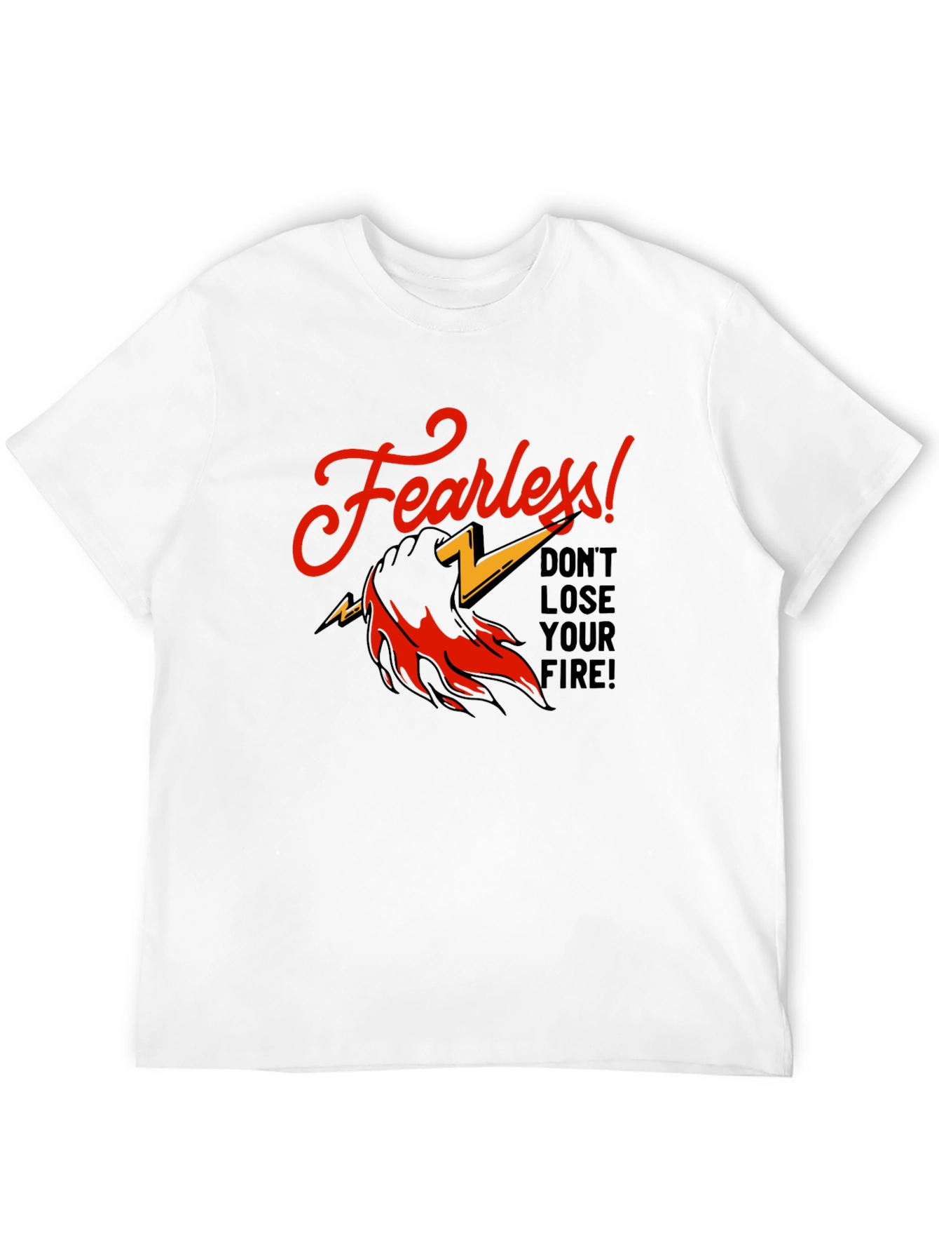 Fearless Graphic Print T-Shirt