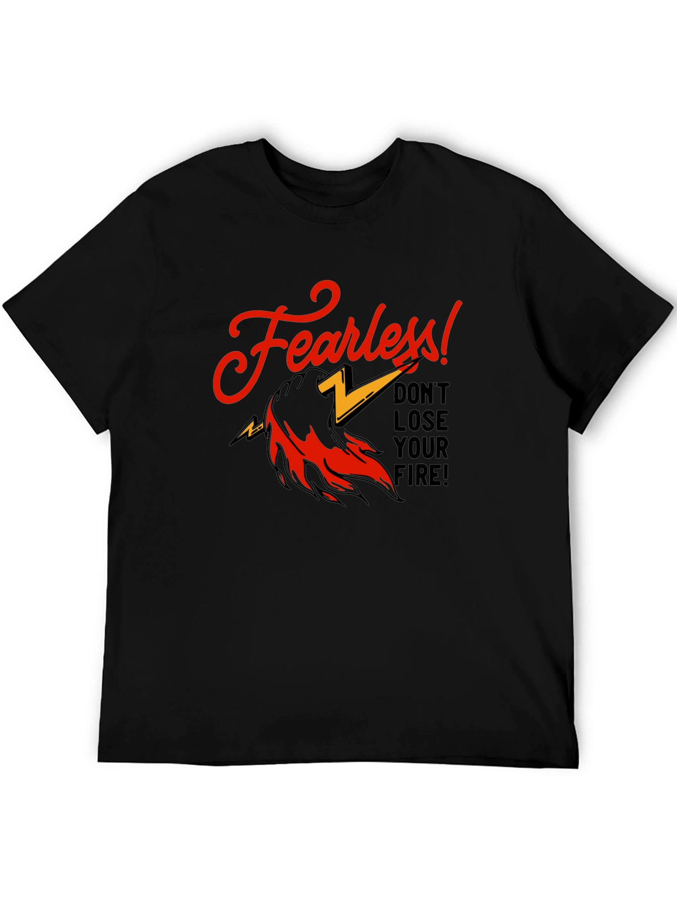 Fearless Graphic Print T-Shirt