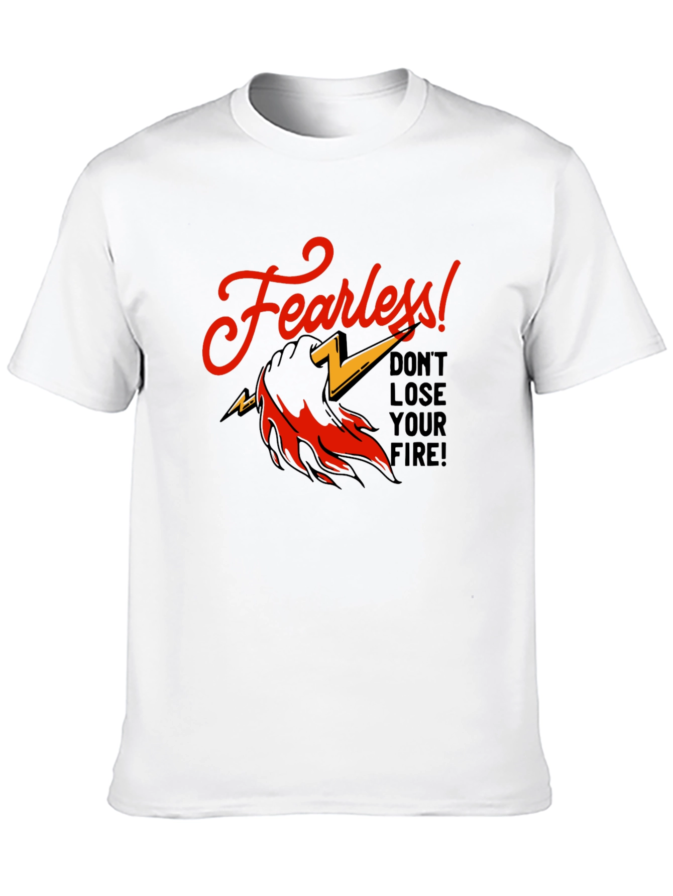 Fearless Graphic Print T-Shirt