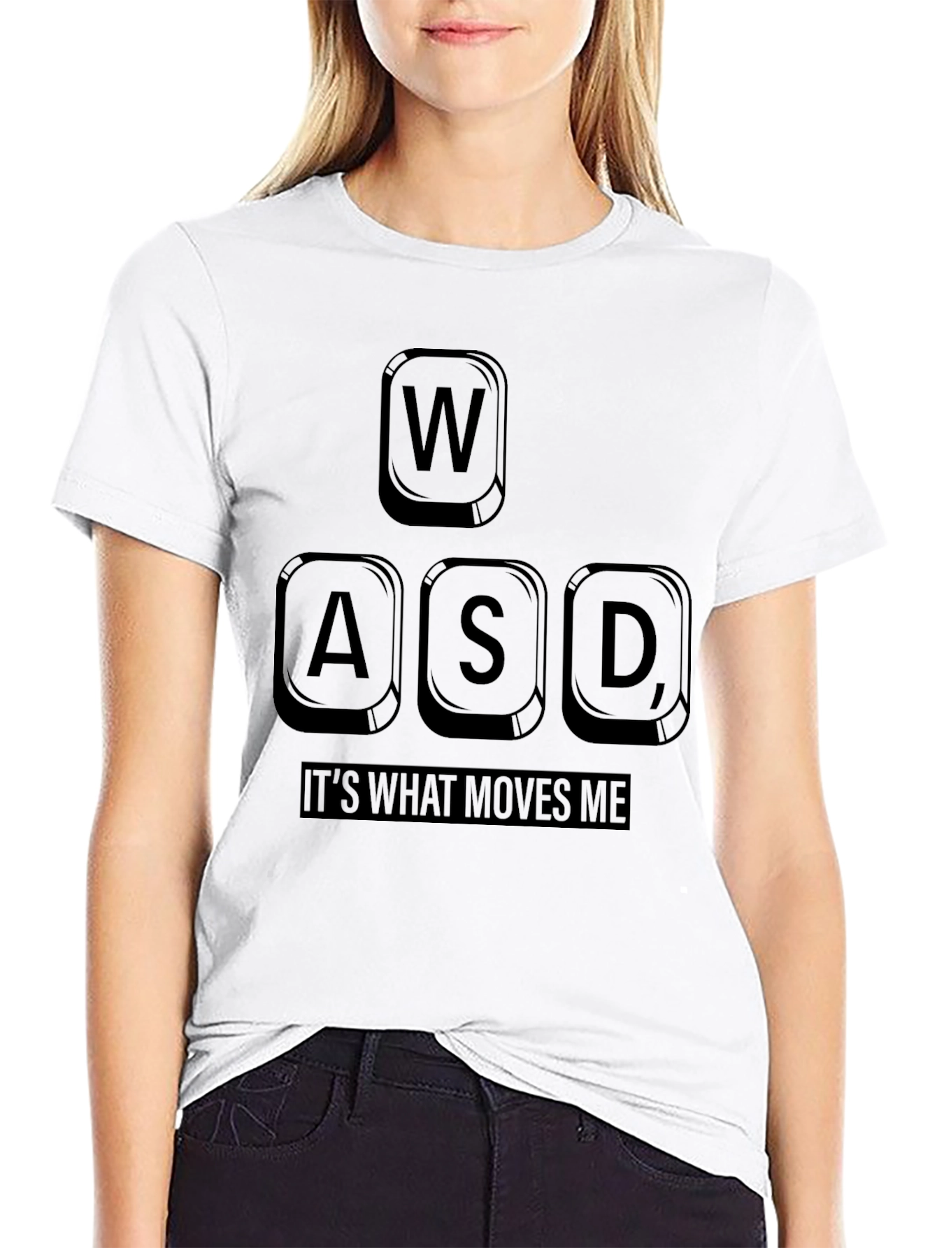 Gamer T-Shirt: WASD - Its What Moves Me