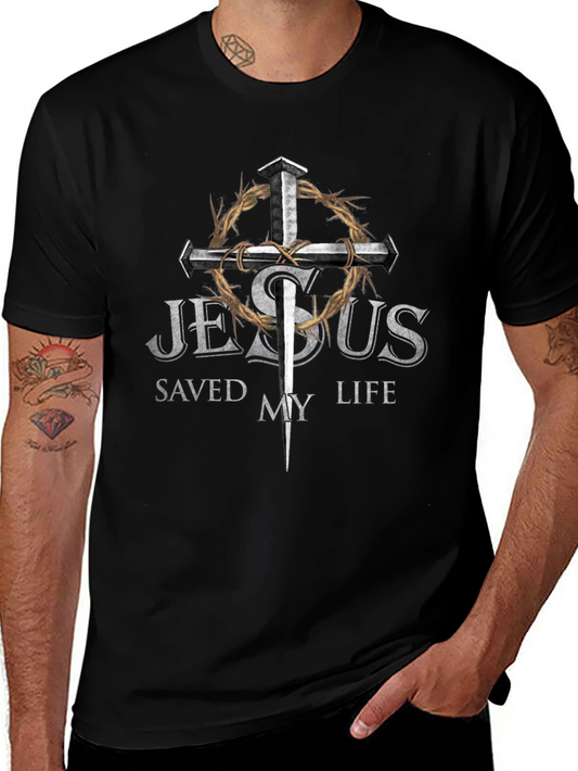 Jesus Saved My Life Christian T-Shirt