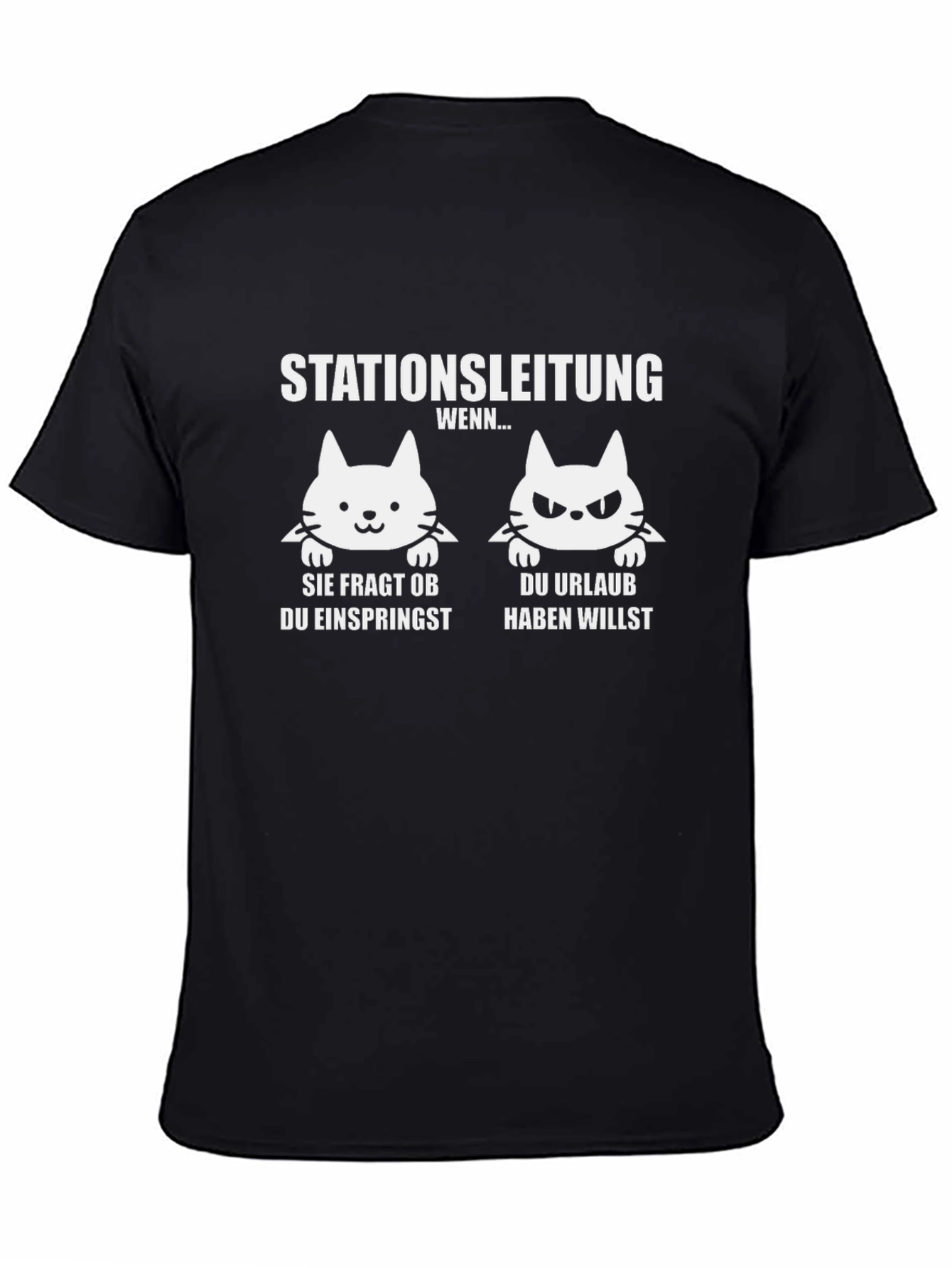 Station Management Funny Cat T-Shirt