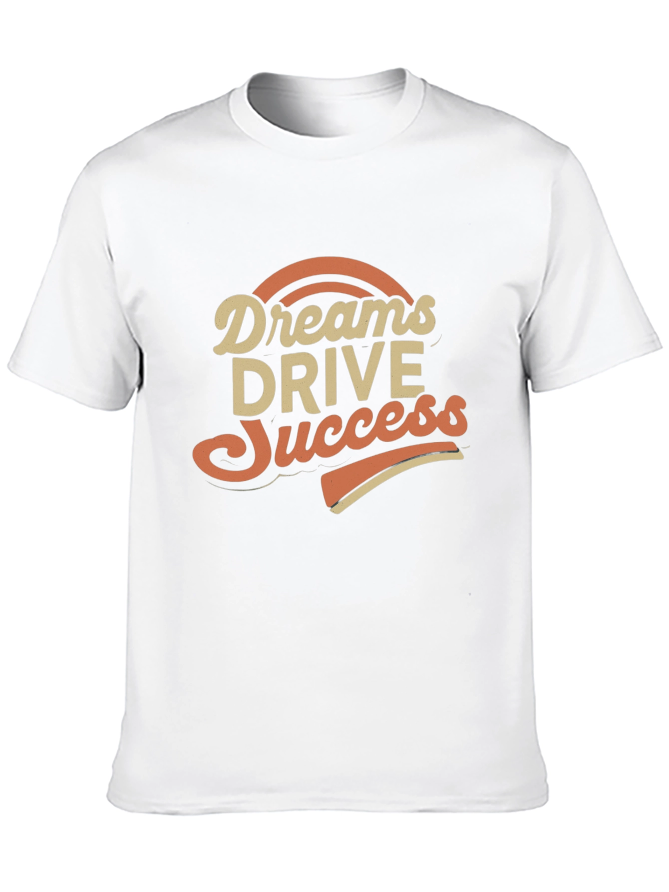 Dreams Drive Success Black Graphic Tee