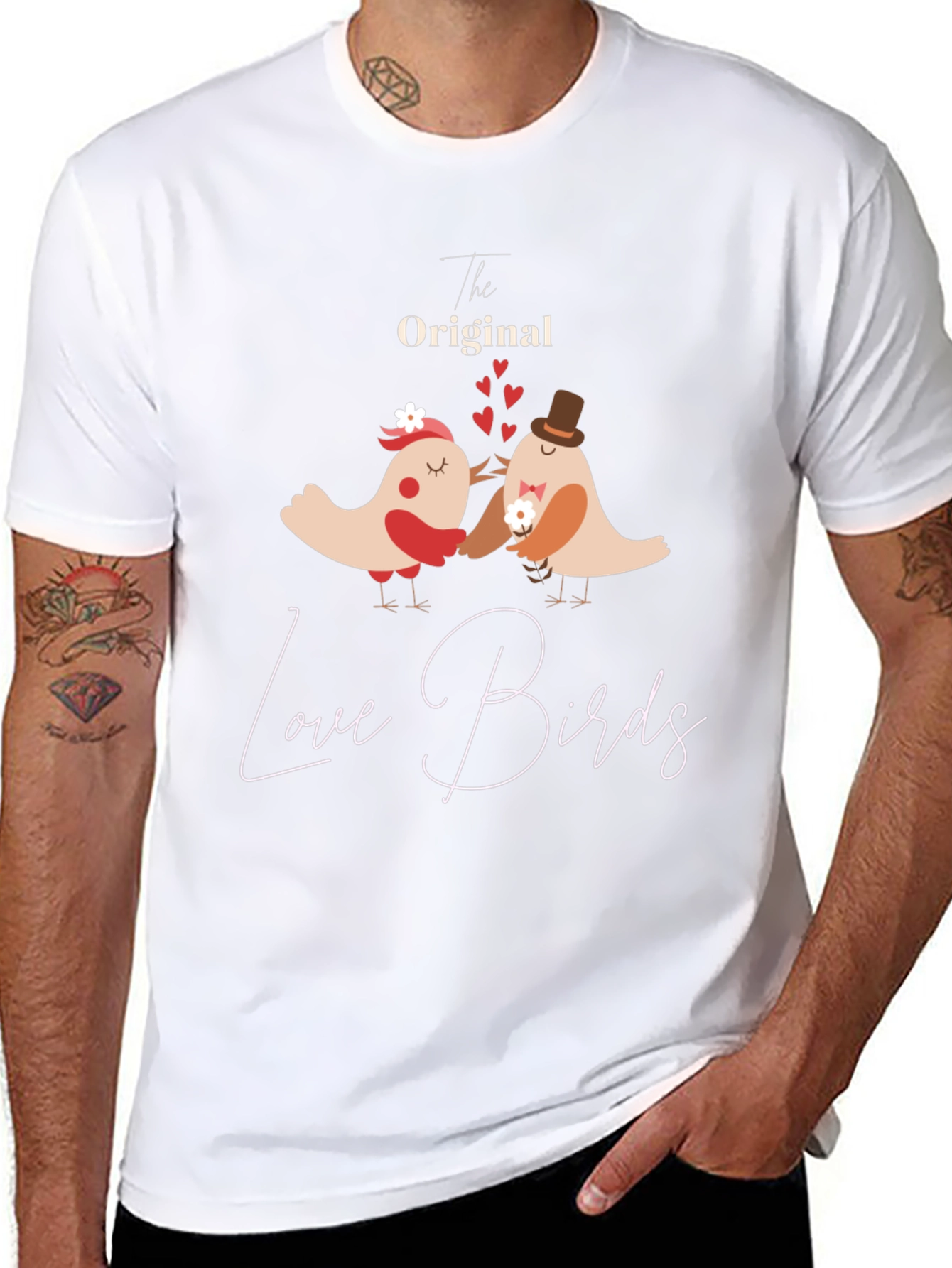 Original Love Birds Graphic T-Shirt