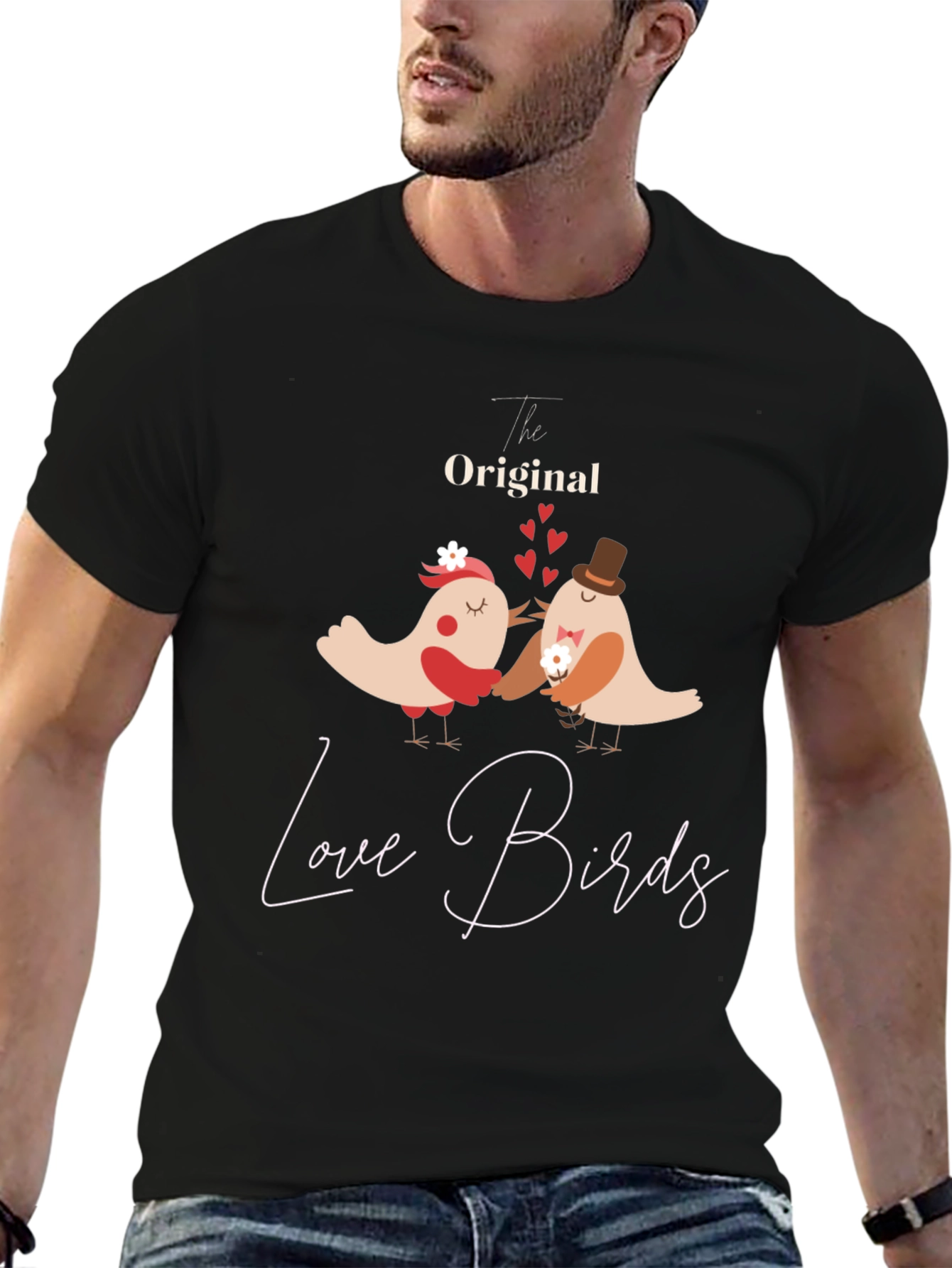 Original Love Birds Graphic T-Shirt