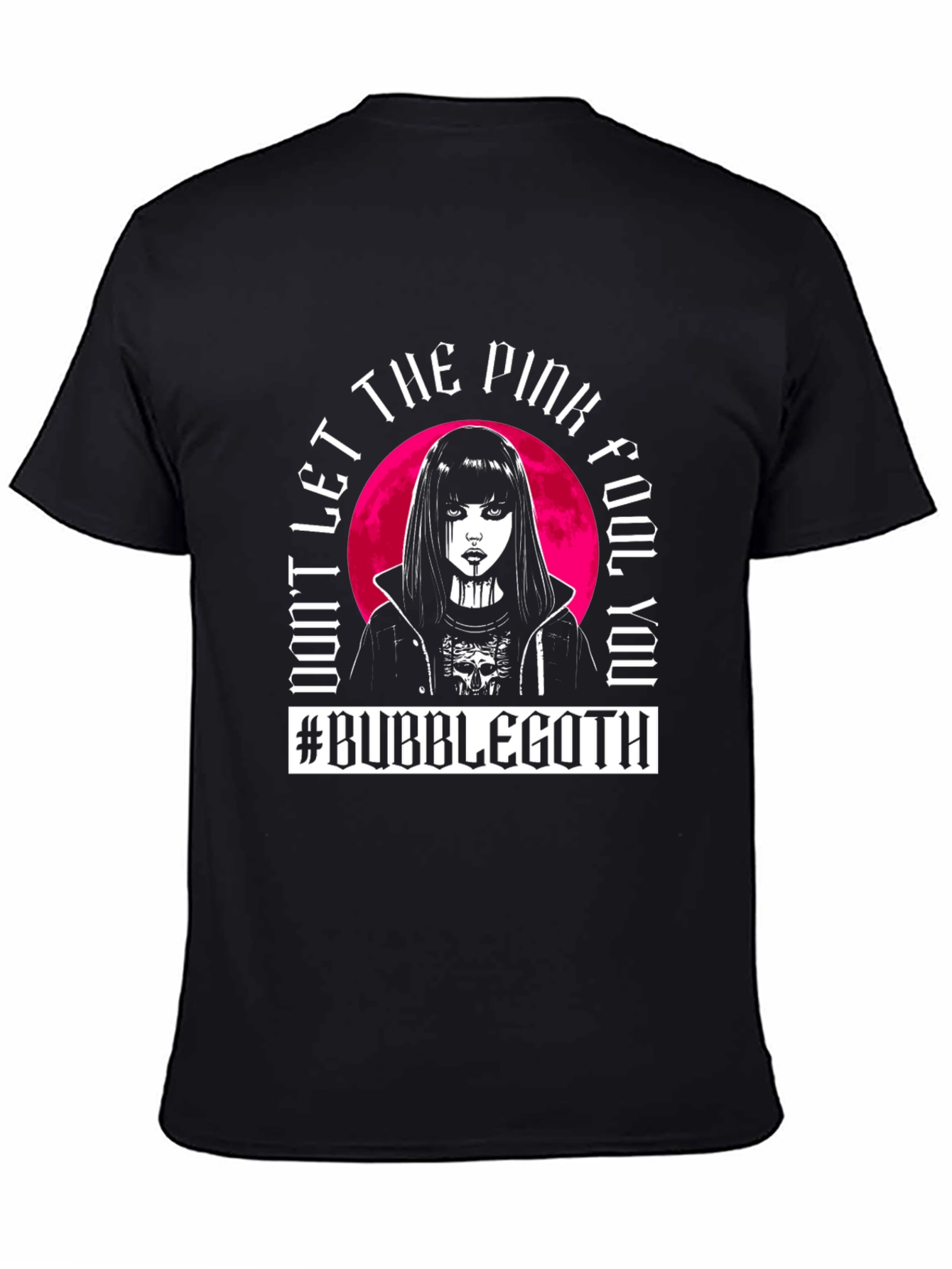 Bubble Goth Graphic Tee - Pink Fool T-Shirt