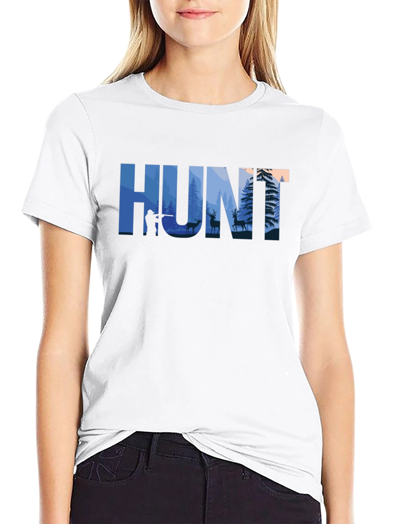 HUNT Graphic T-Shirt - Outdoor Adventure Tee