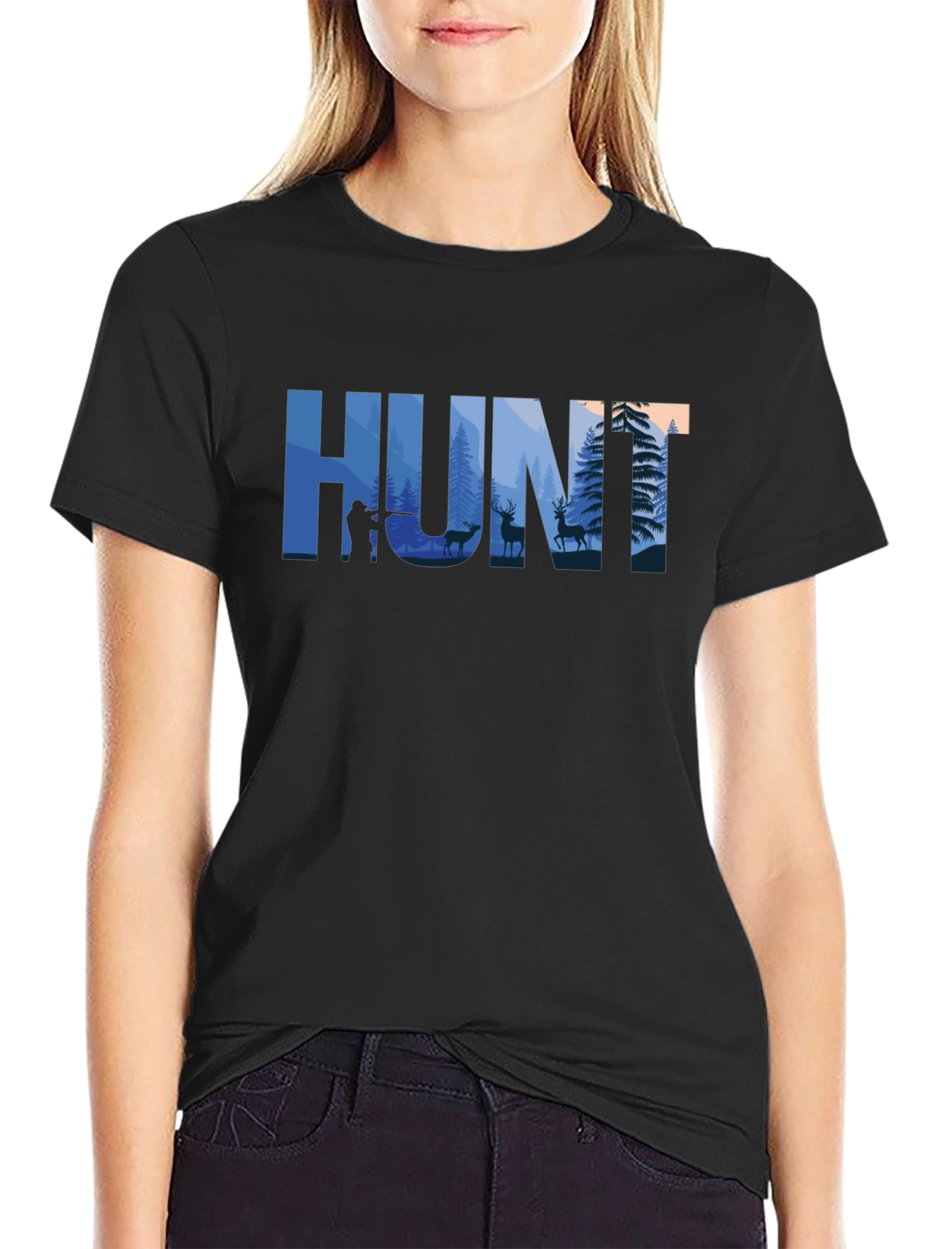 HUNT Graphic T-Shirt - Outdoor Adventure Tee