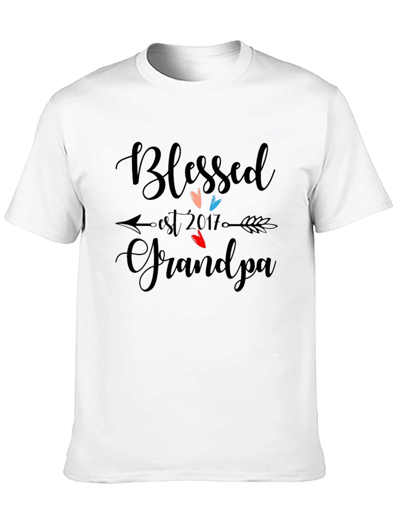 Blessed Grandpa Est. 2017 T-Shirt