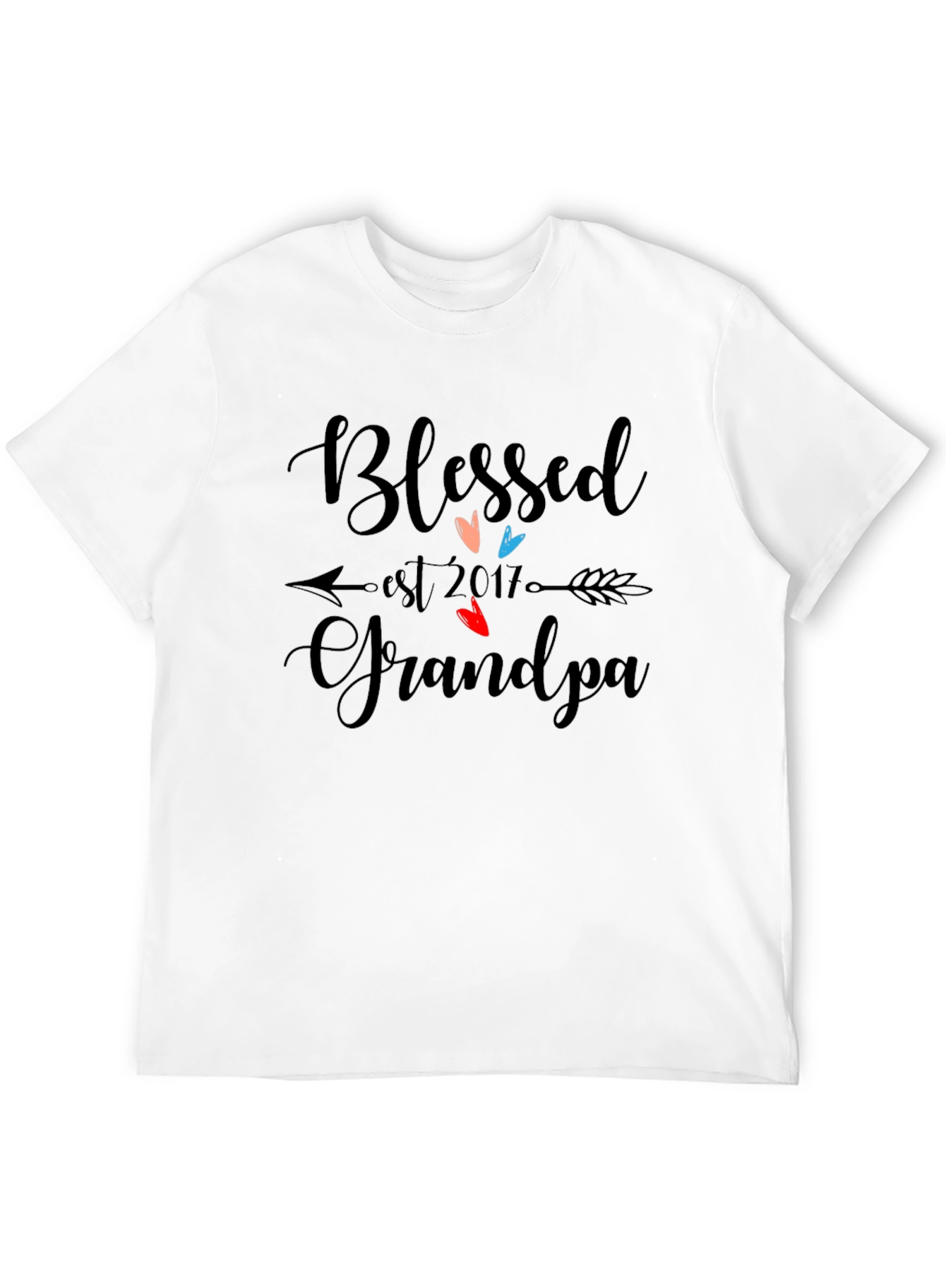 Blessed Grandpa Est. 2017 T-Shirt