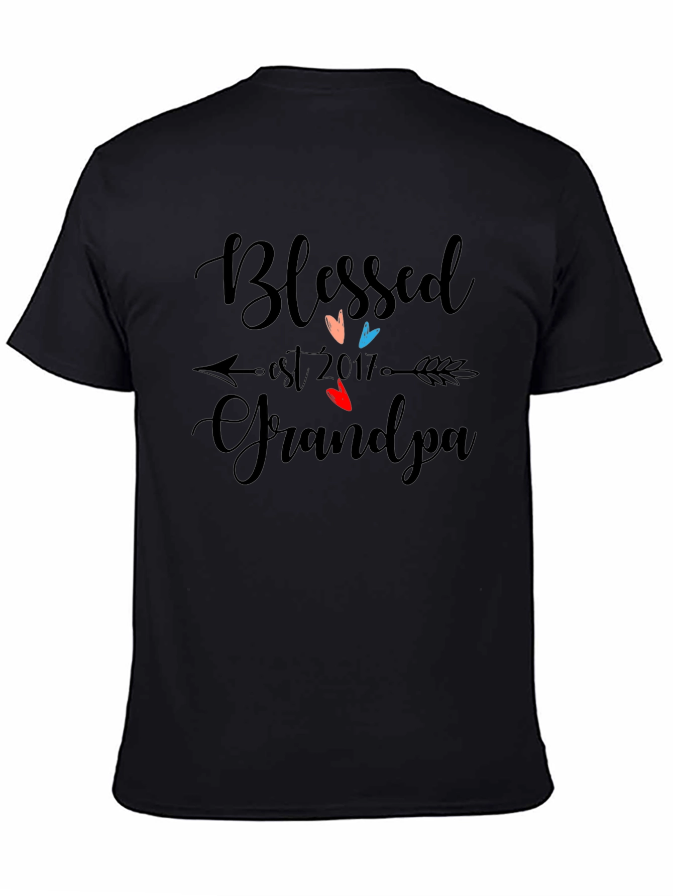 Blessed Grandpa Est. 2017 T-Shirt