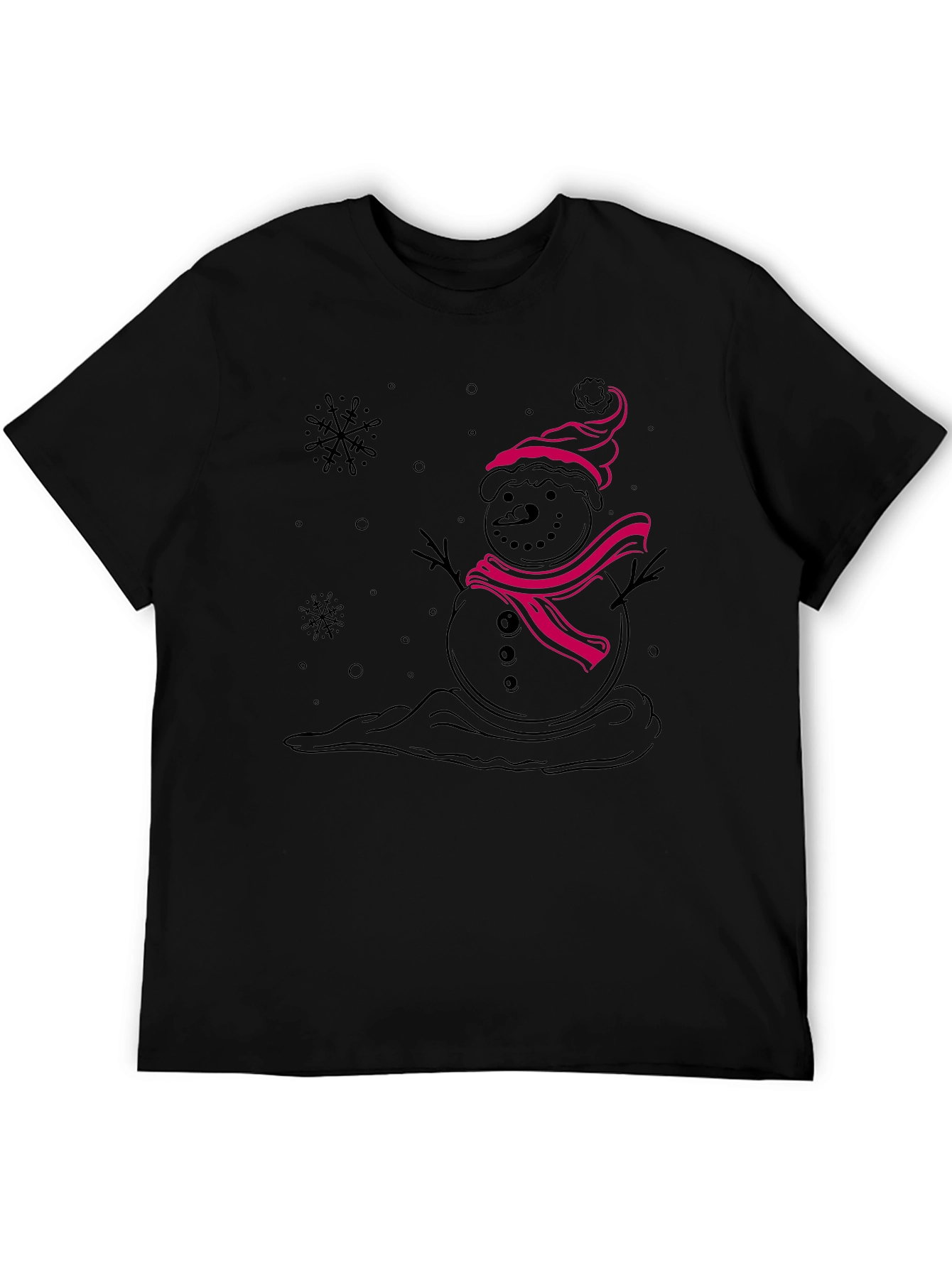 Snowman Graphic Tee - Holiday Fun!
