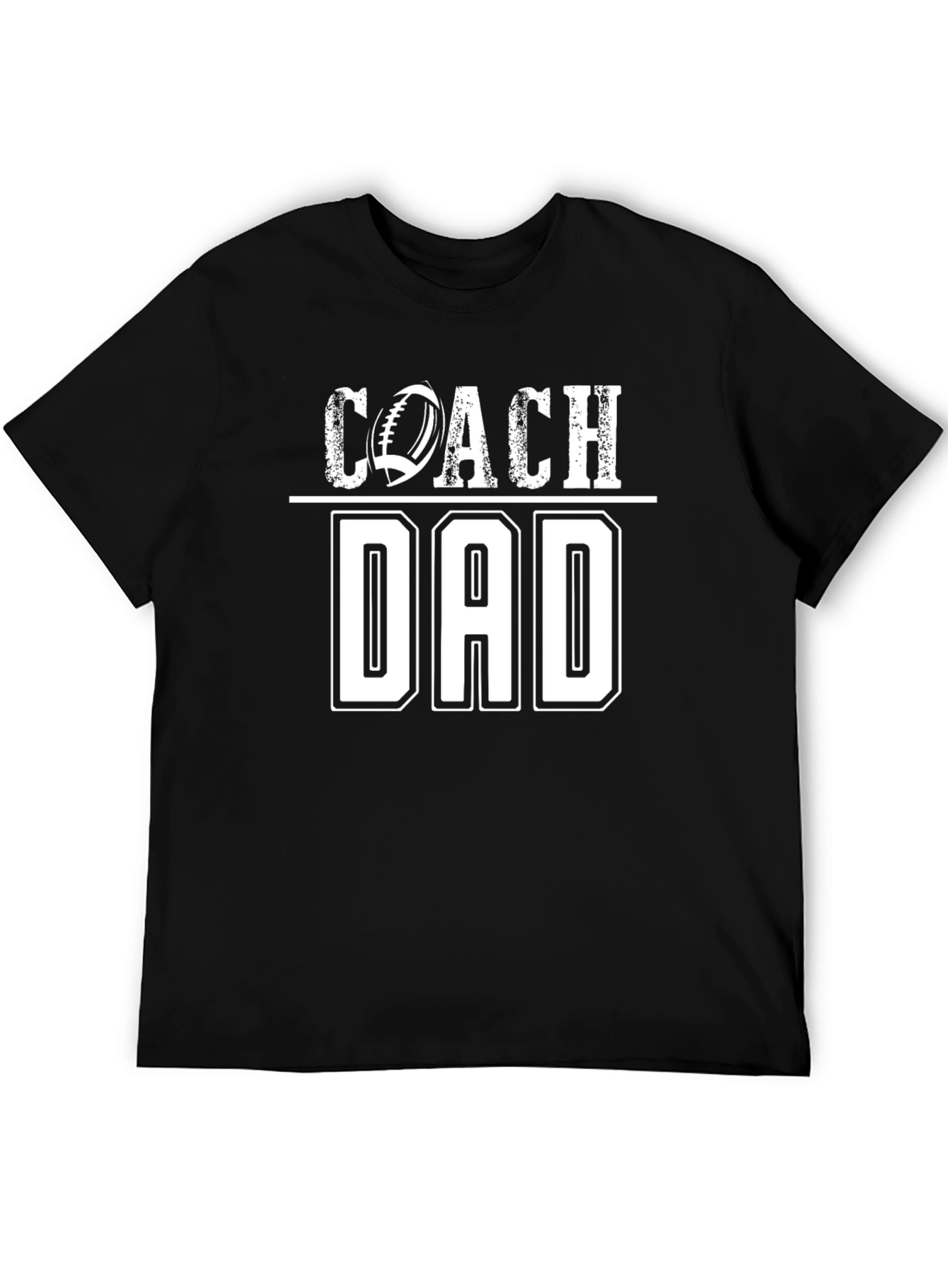 Coach Dad Football Graphic T-Shirt