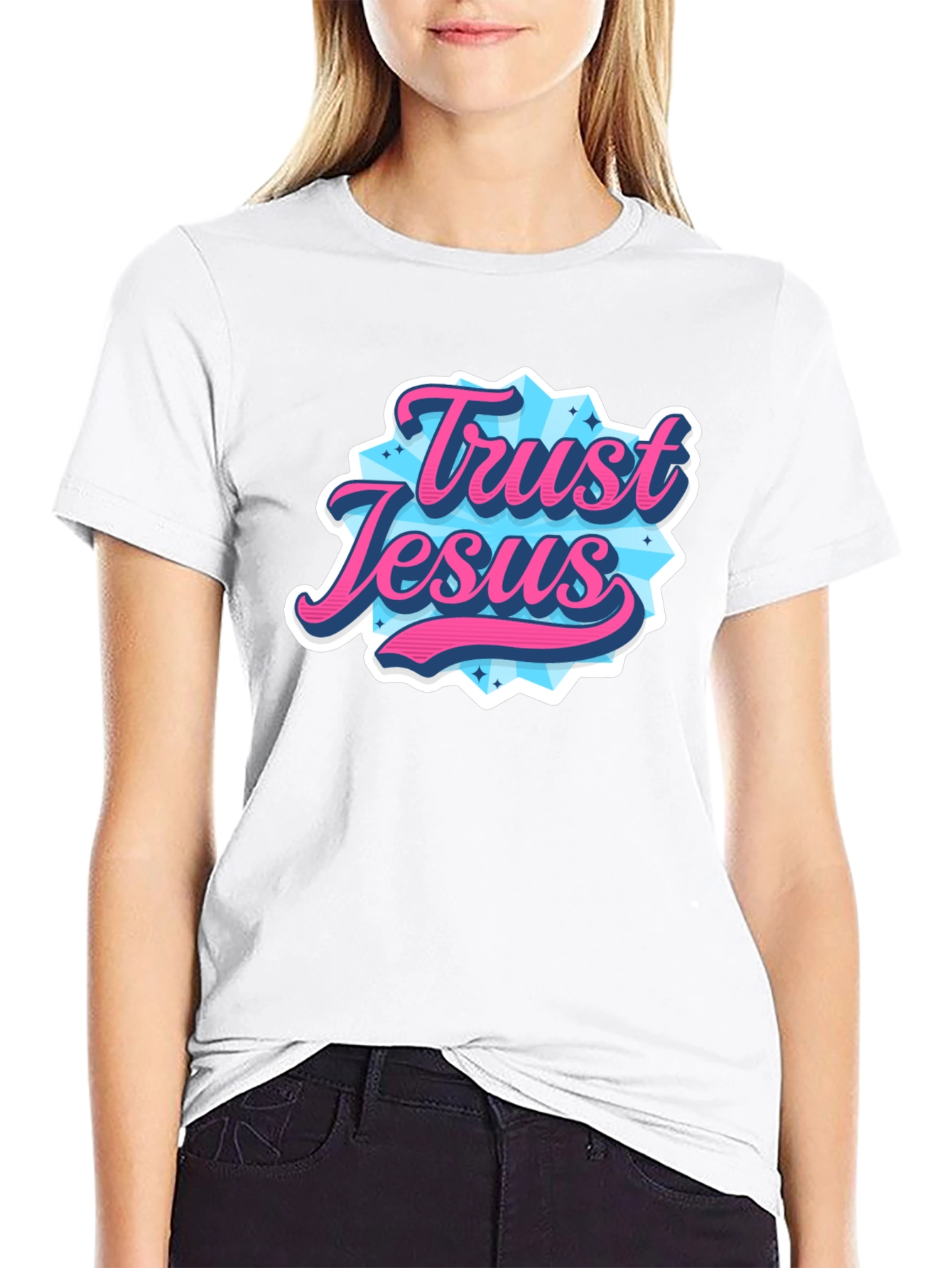 Trust Jesus Graphic T-Shirt