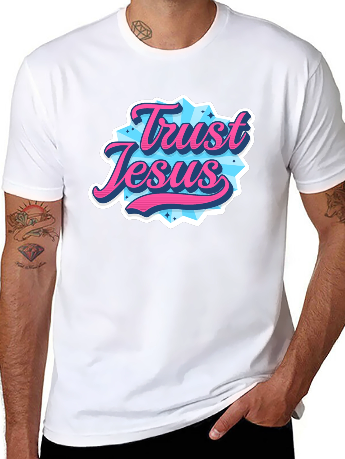 Trust Jesus Graphic T-Shirt