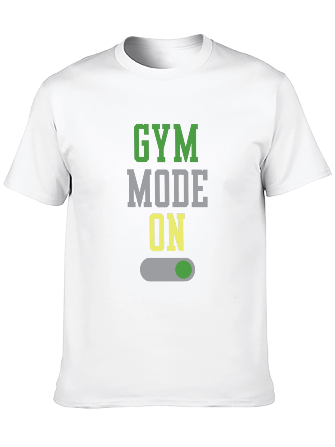 Gym Mode On Graphic Tee - Black