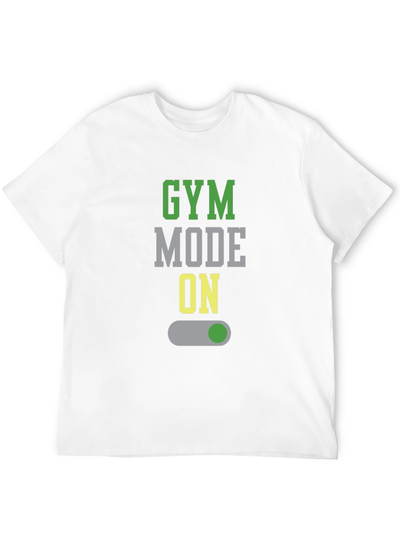 Gym Mode On Graphic Tee - Black