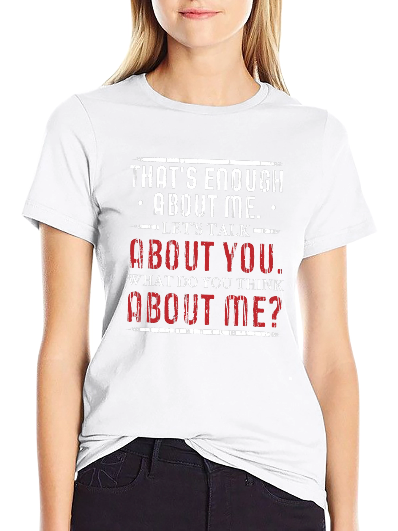 Funny About Me Graphic Tee - Black