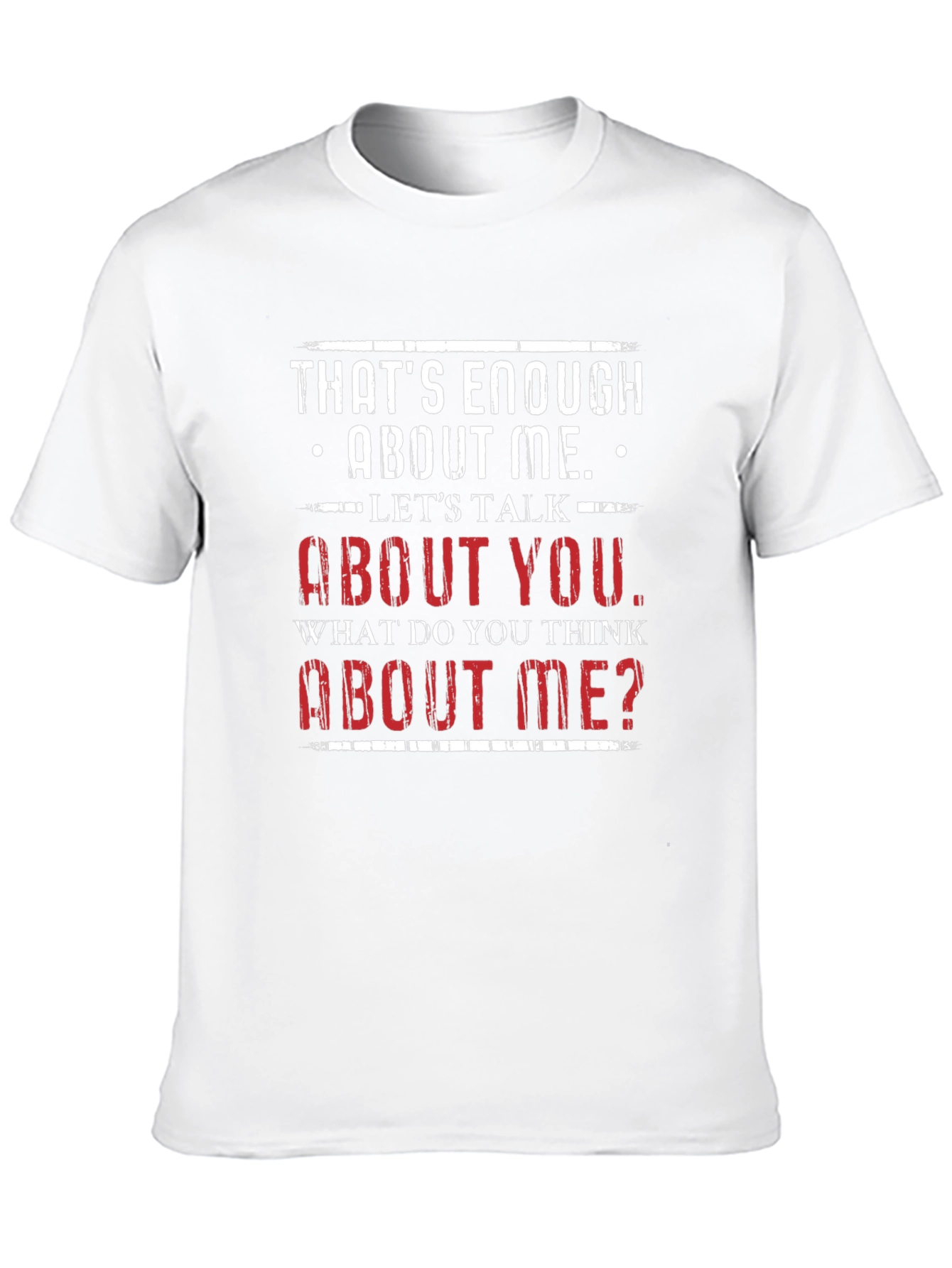 Funny About Me Graphic Tee - Black