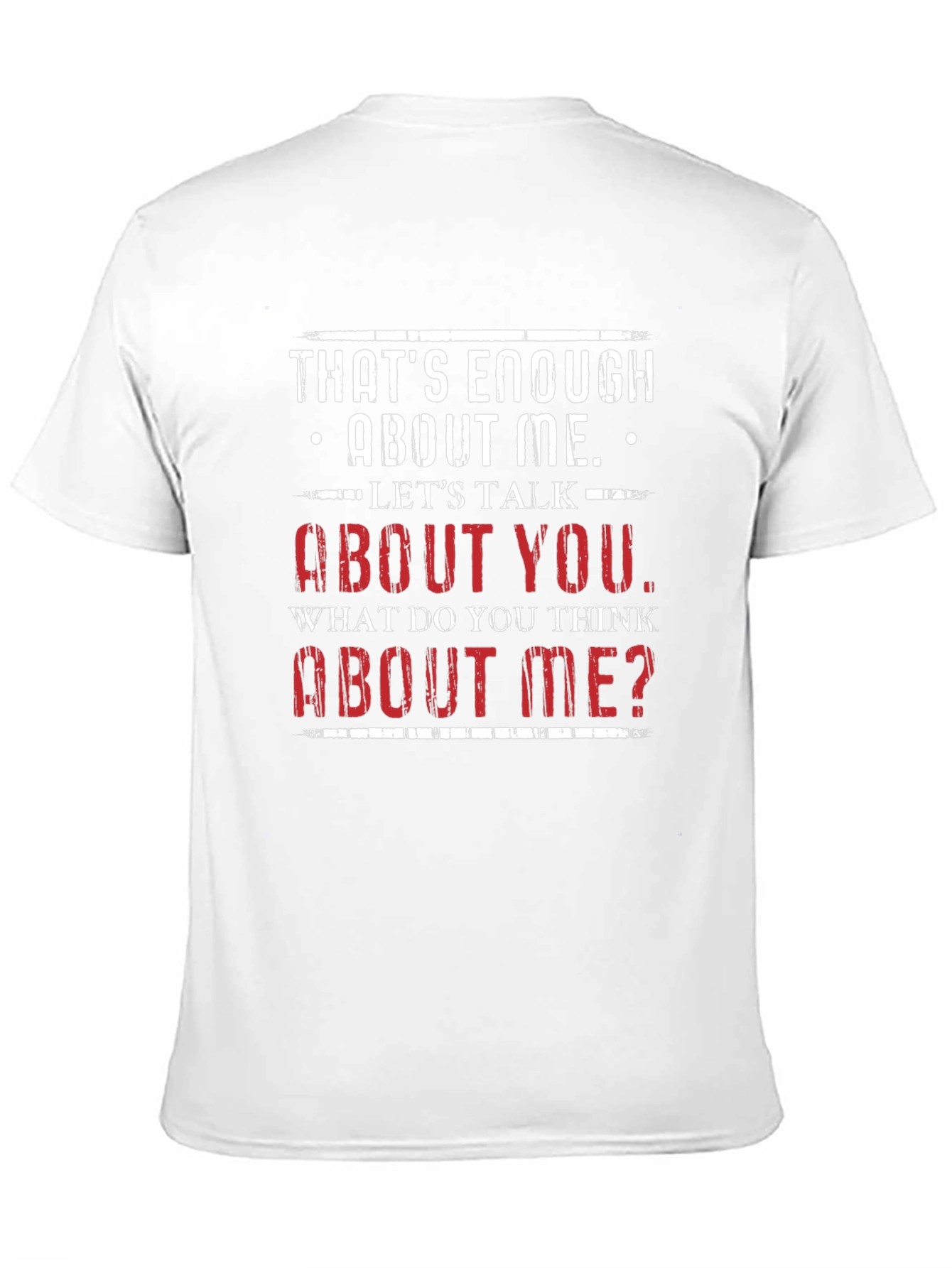 Funny About Me Graphic Tee - Black
