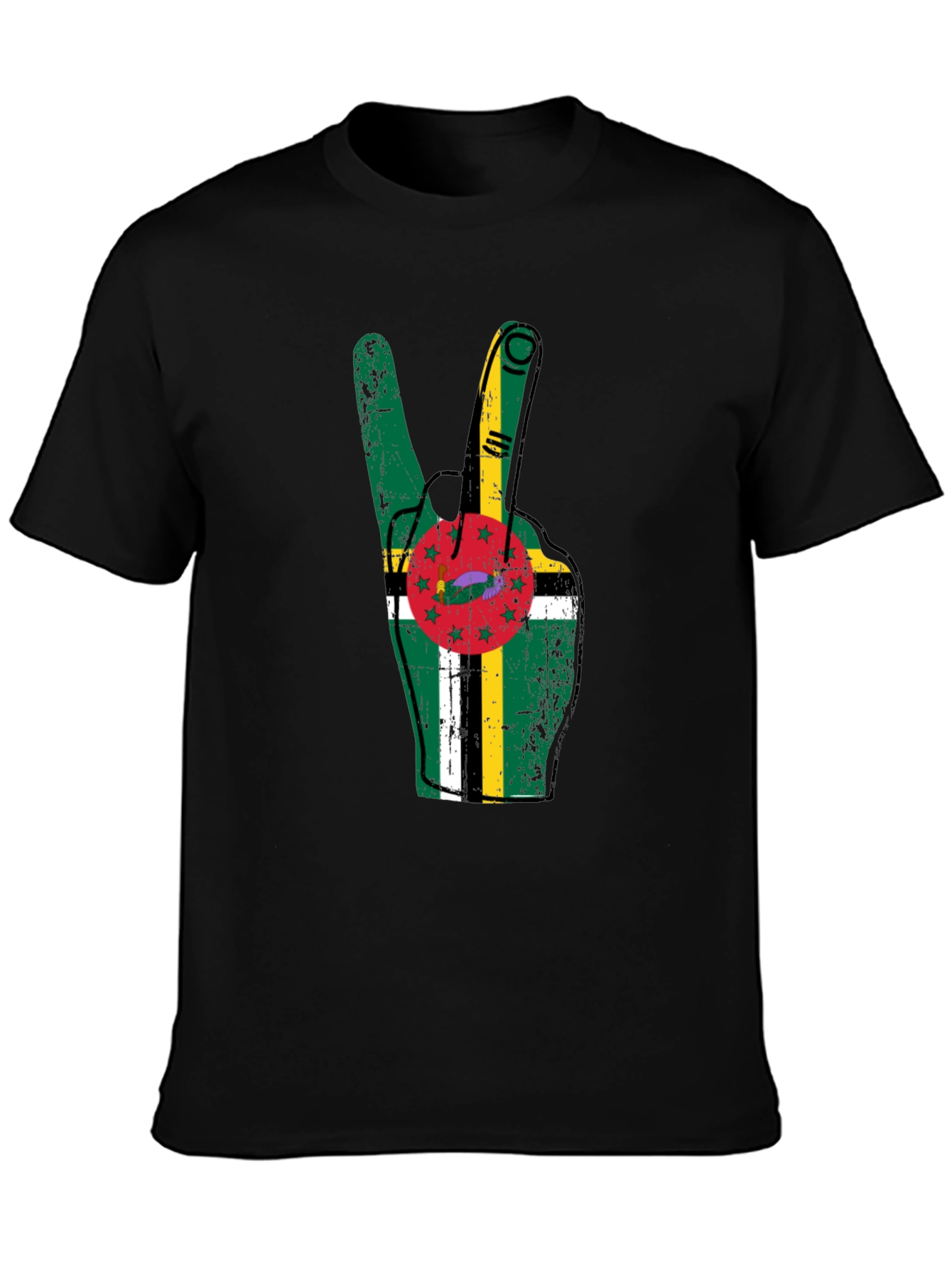Dominica Peace Sign T-Shirt