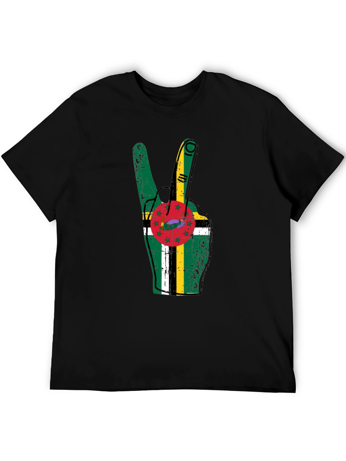 Dominica Peace Sign T-Shirt