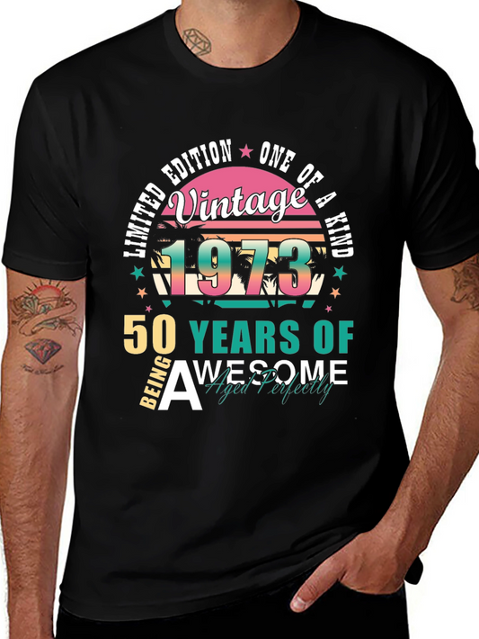 Vintage 1973 50th Birthday Limited Edition T-Shirt
