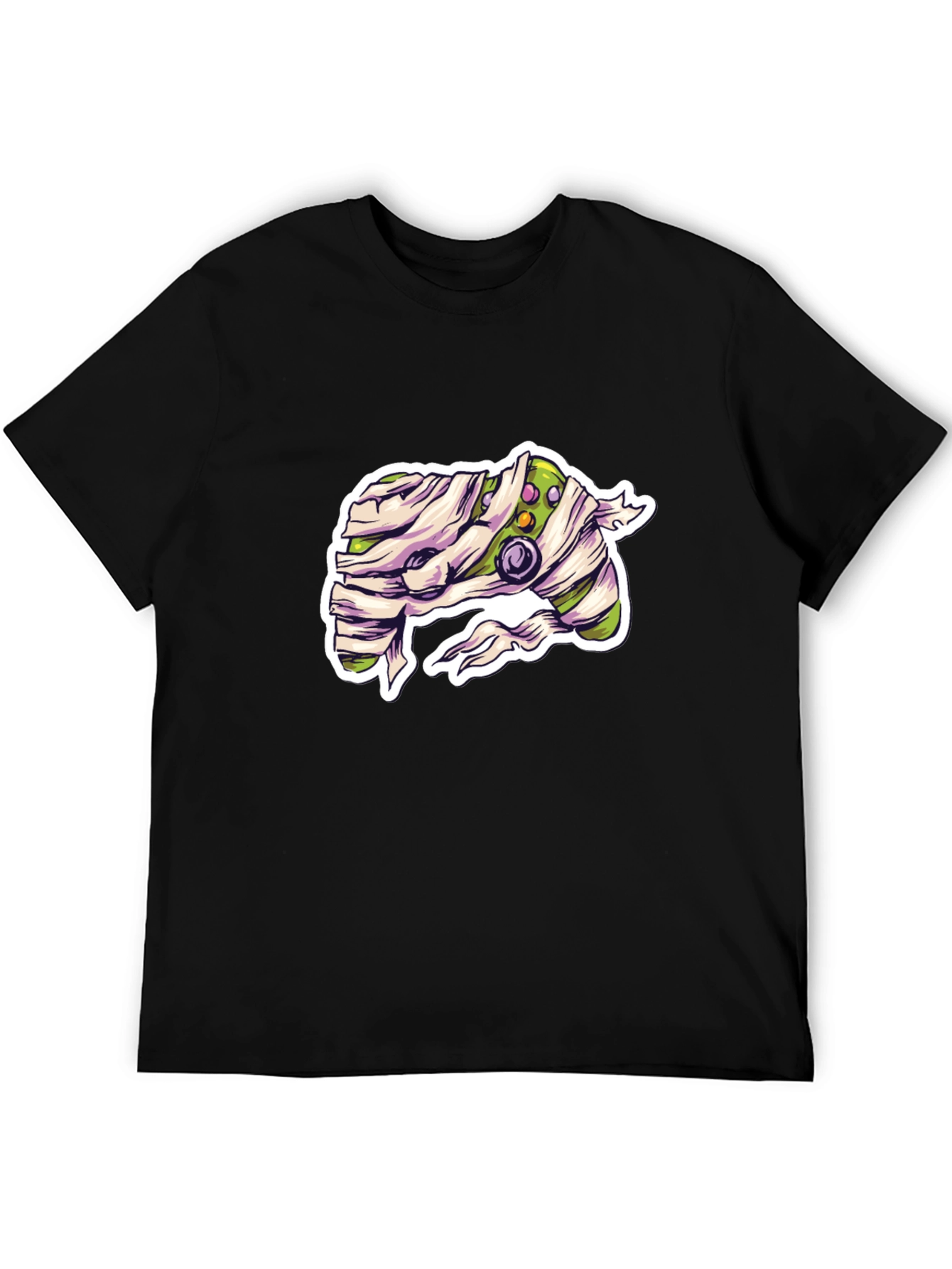 Mummy Controller Graphic T-Shirt - Gamer Halloween Tee