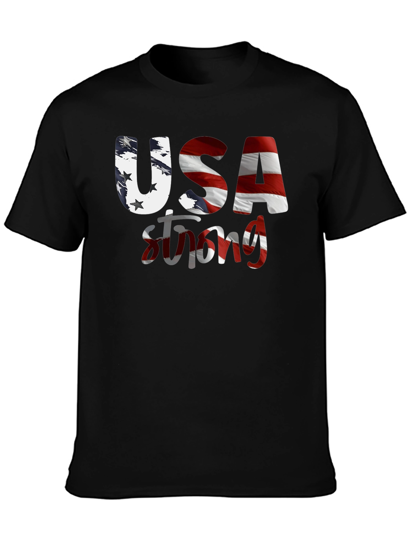 USA Strong Graphic T-Shirt