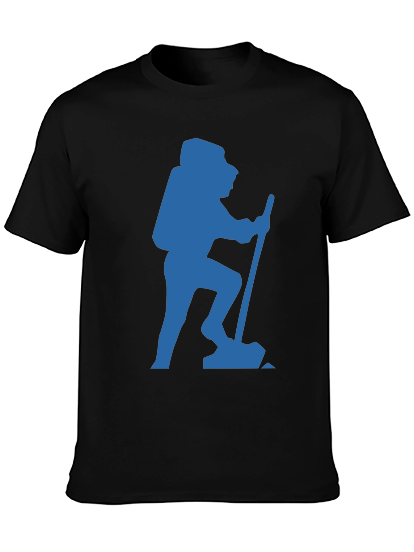 Hiking Adventure T-Shirt - Blue Silhouette
