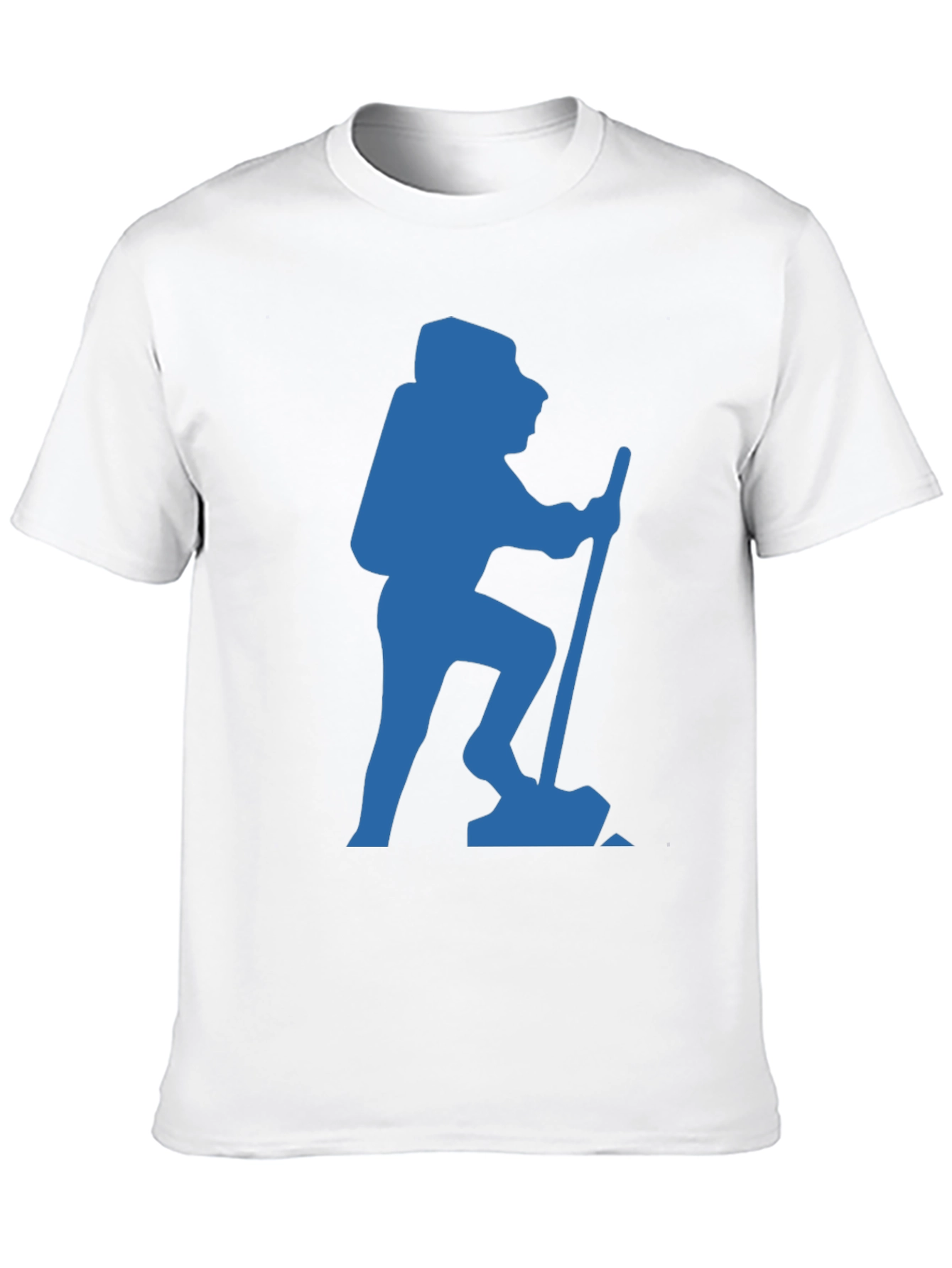 Hiking Adventure T-Shirt - Blue Silhouette