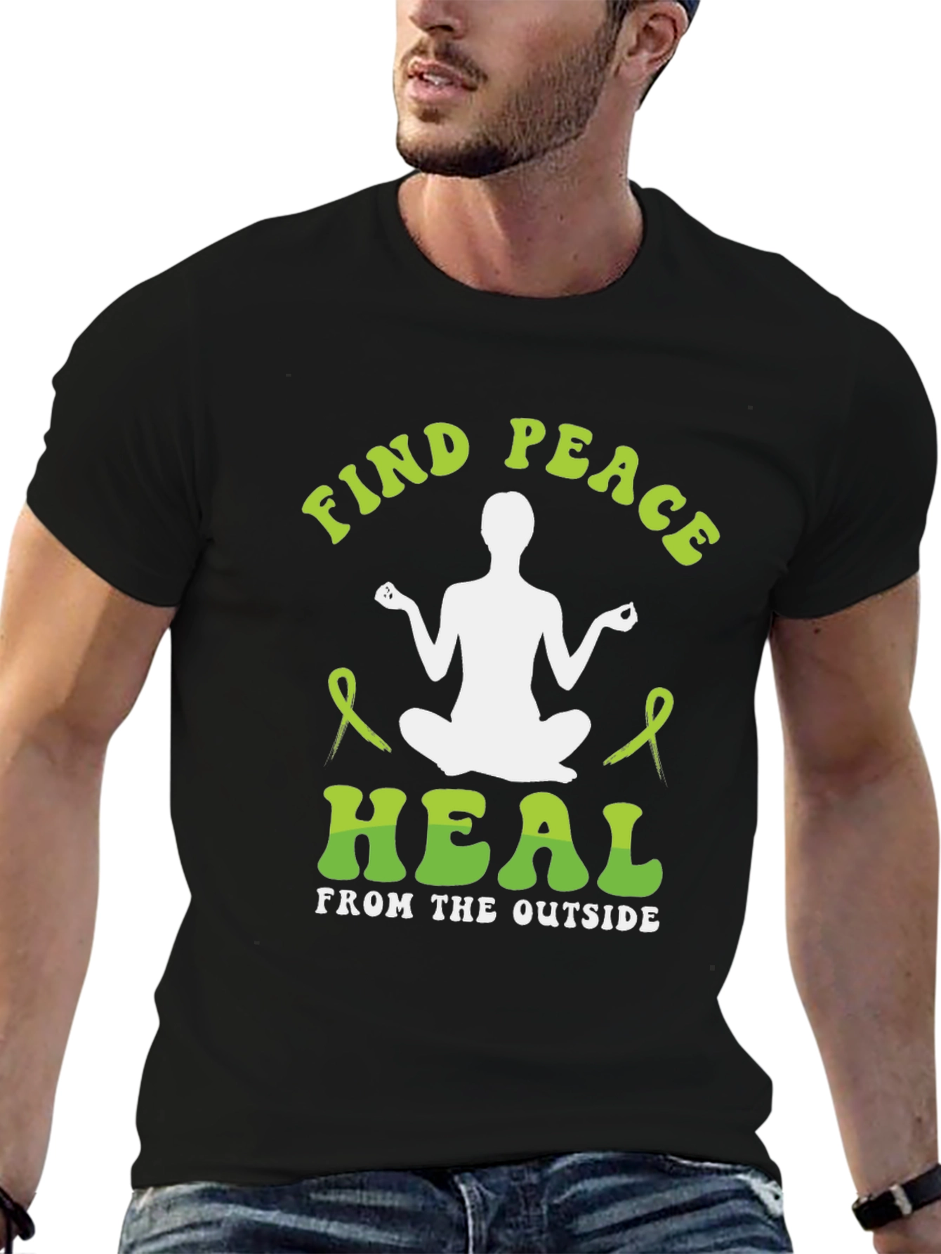 Find Peace Heal Tee - Mental Health Awareness T-Shirt