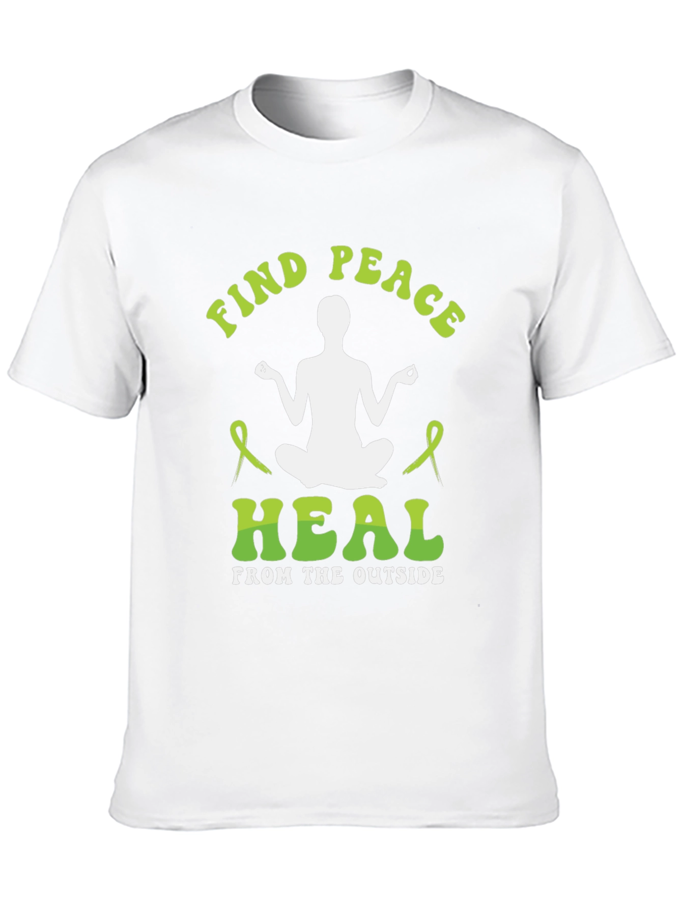 Find Peace Heal Tee - Mental Health Awareness T-Shirt