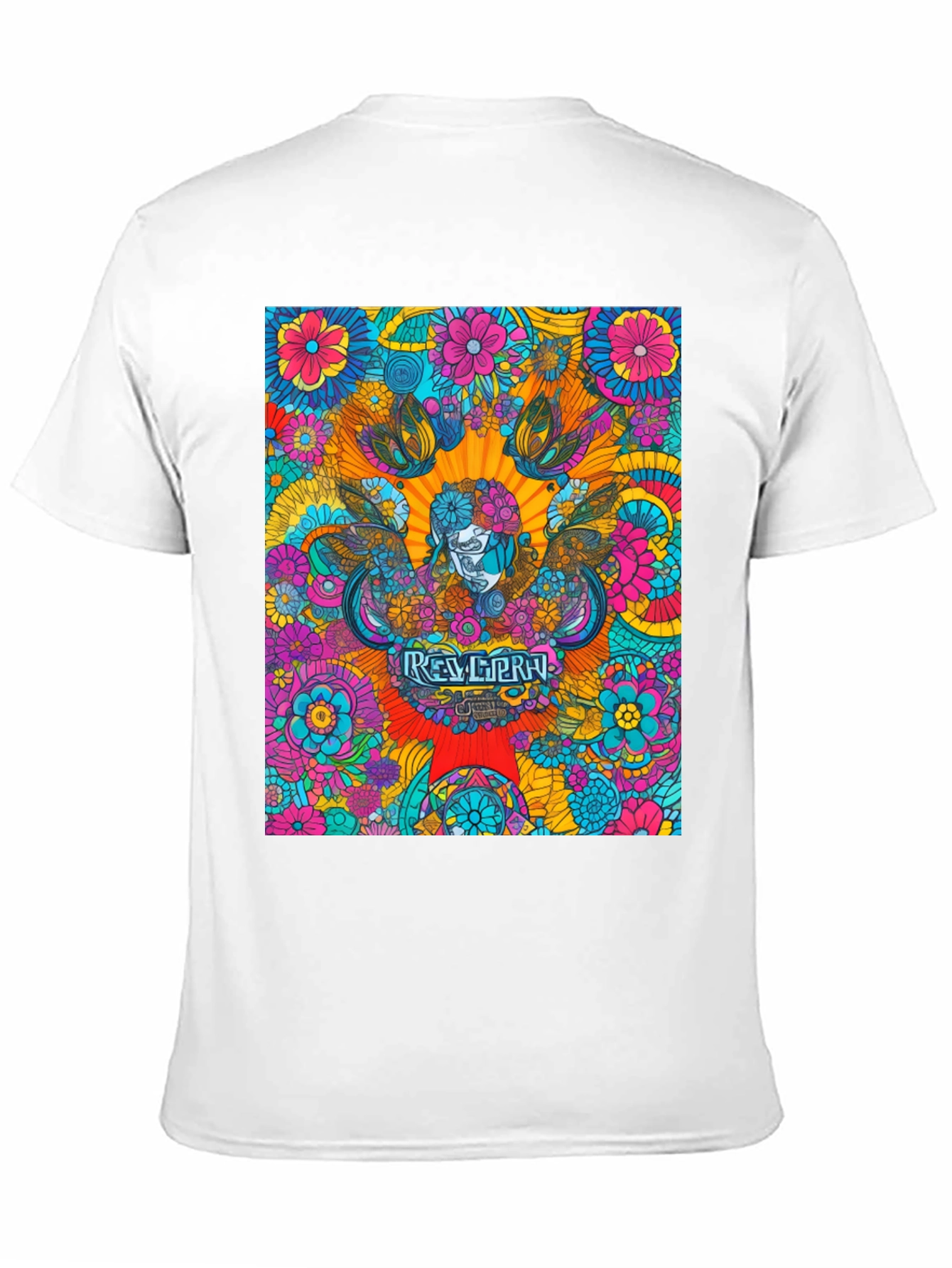 Psychedelic Floral Graphic Tee - Retro Cool T-Shirt