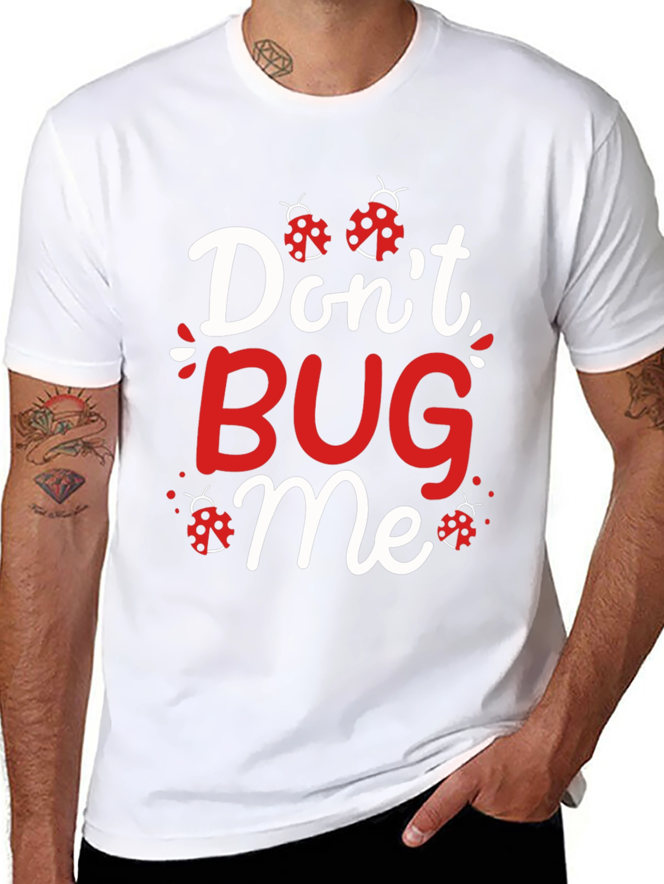 Dont Bug Me T-Shirt - Ladybug Graphic Tee