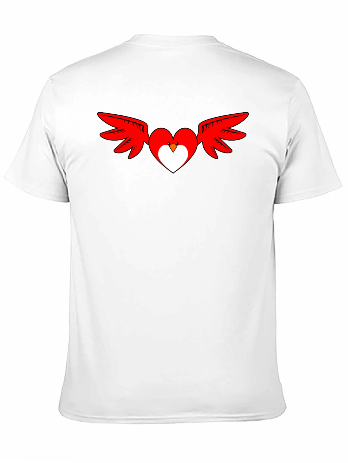 Winged Heart Graphic Tee - Black