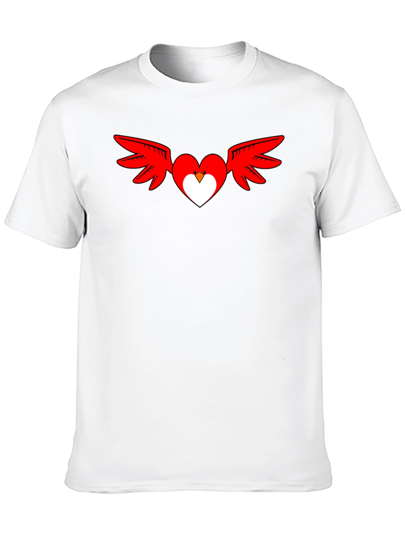 Winged Heart Graphic Tee - Black