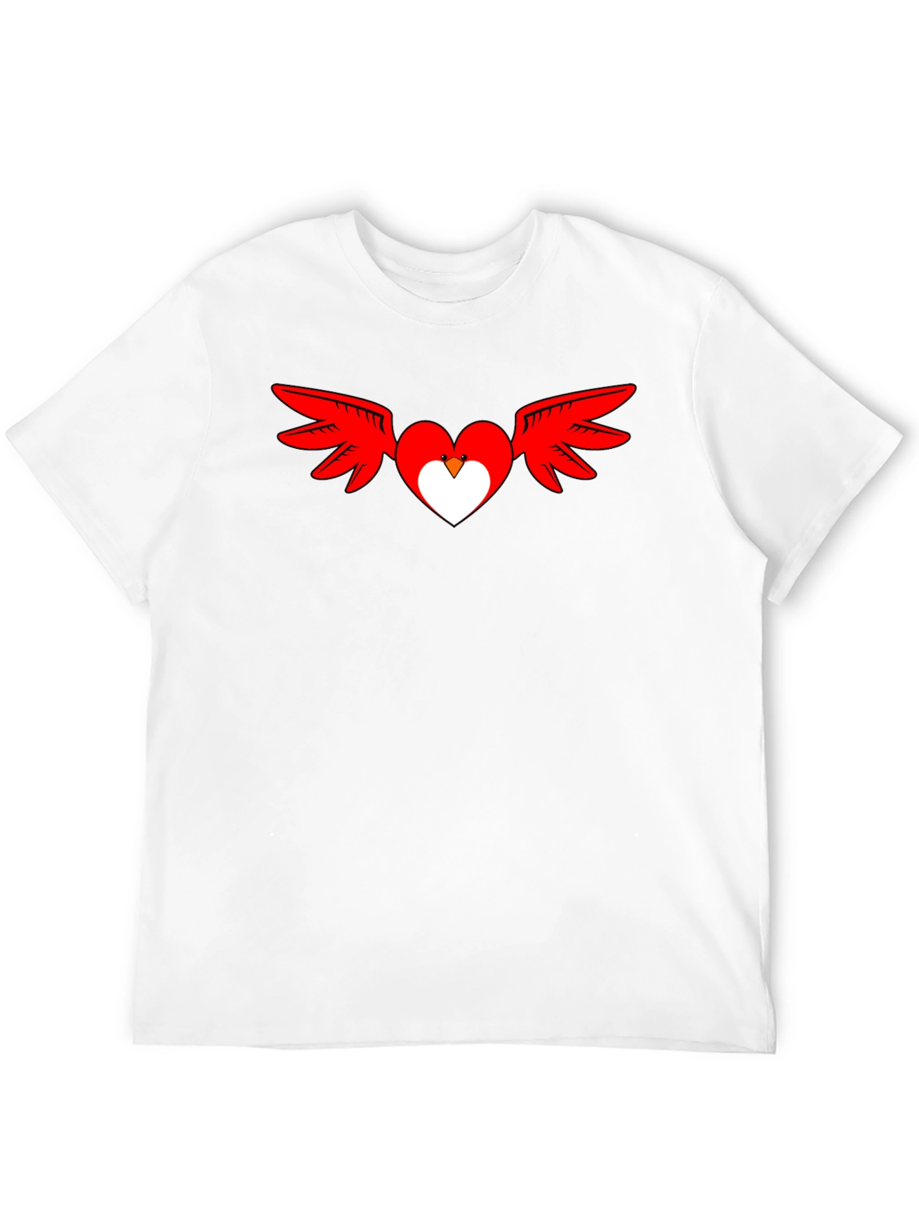 Winged Heart Graphic Tee - Black