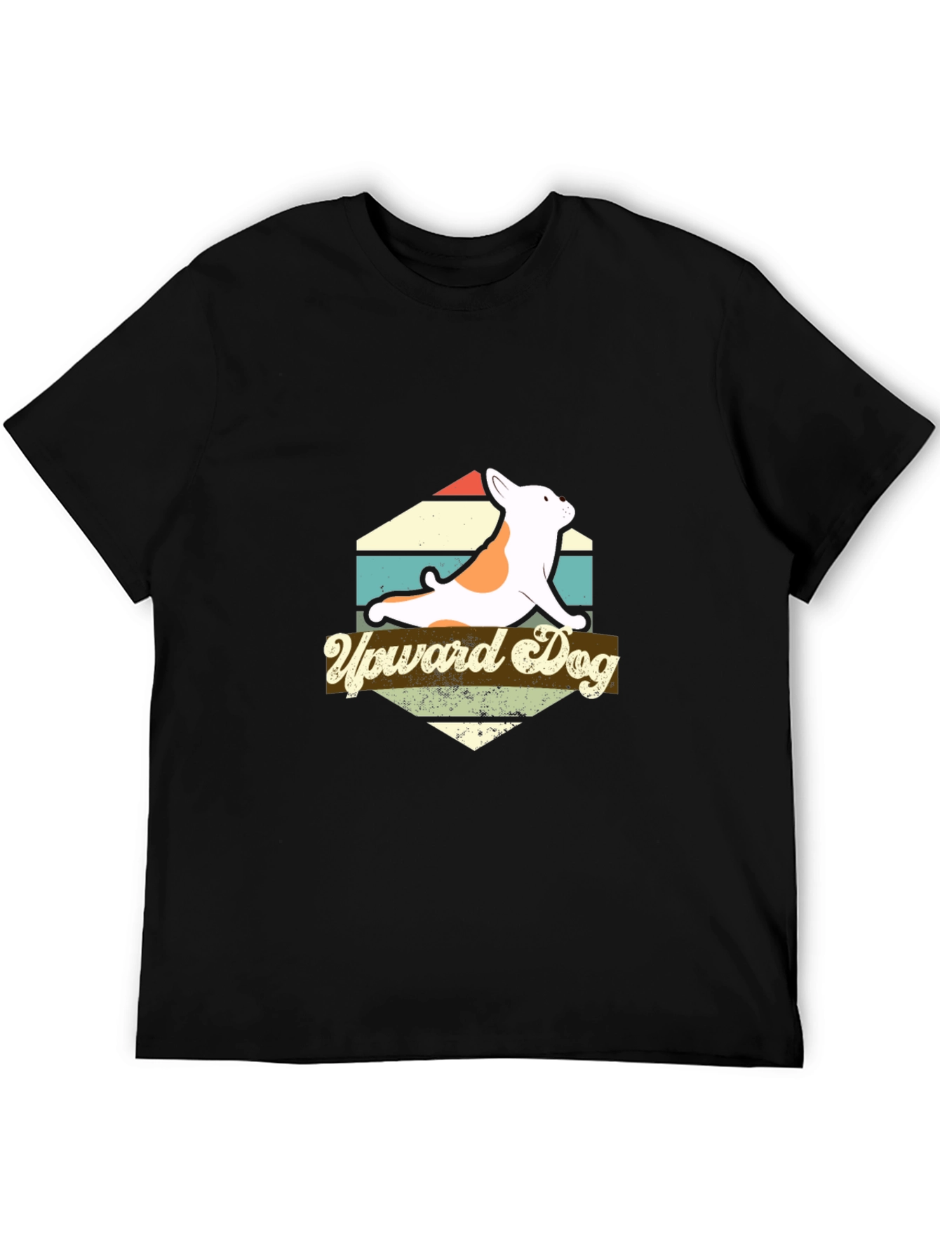 Upward Dog Graphic Tee - Yoga Lover T-Shirt