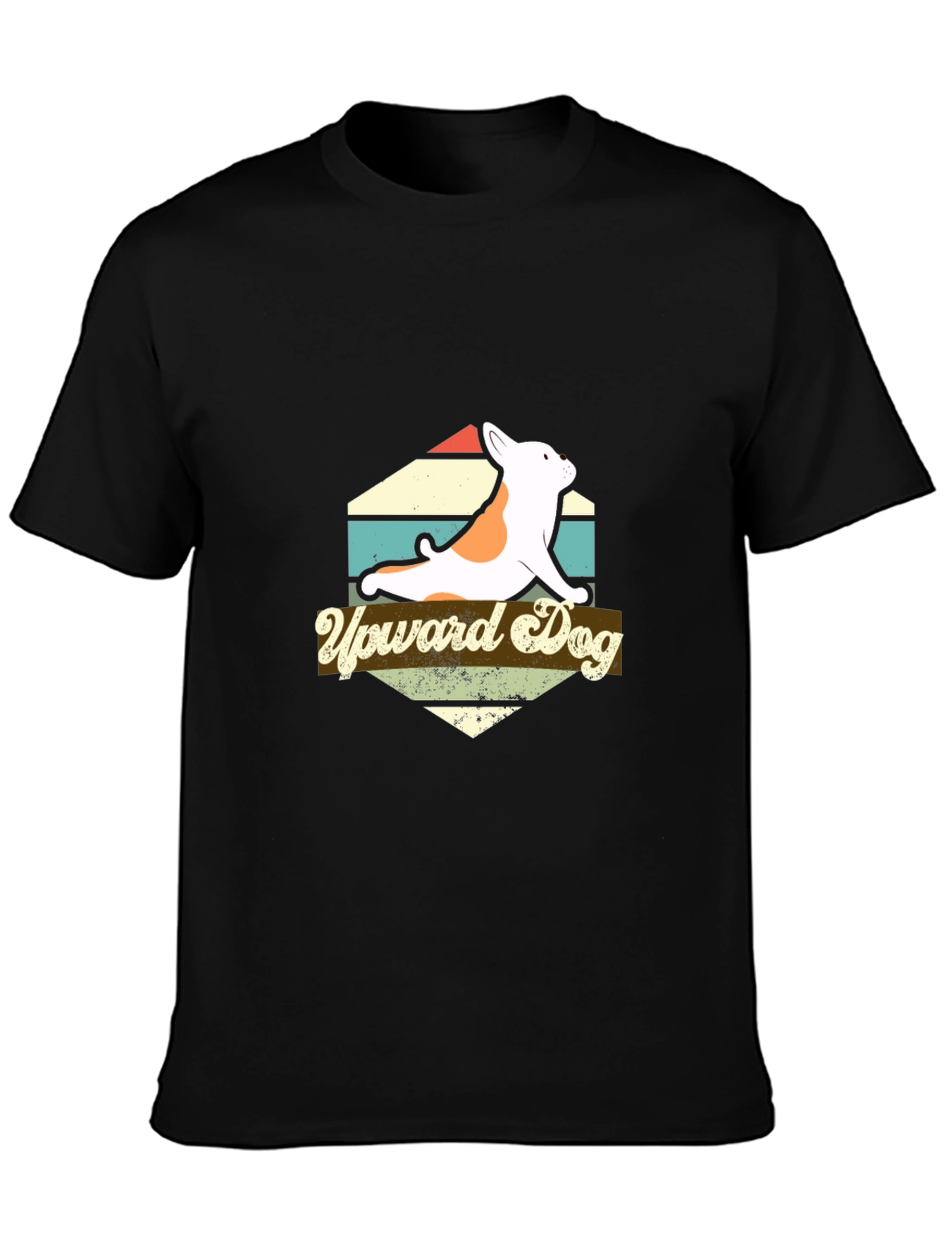 Upward Dog Graphic Tee - Yoga Lover T-Shirt