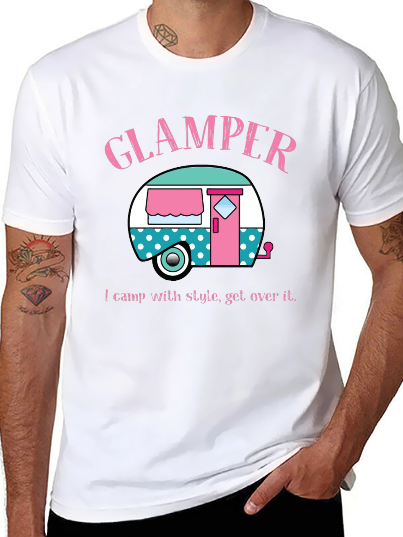 Glamping T-Shirt: Camp with Style!