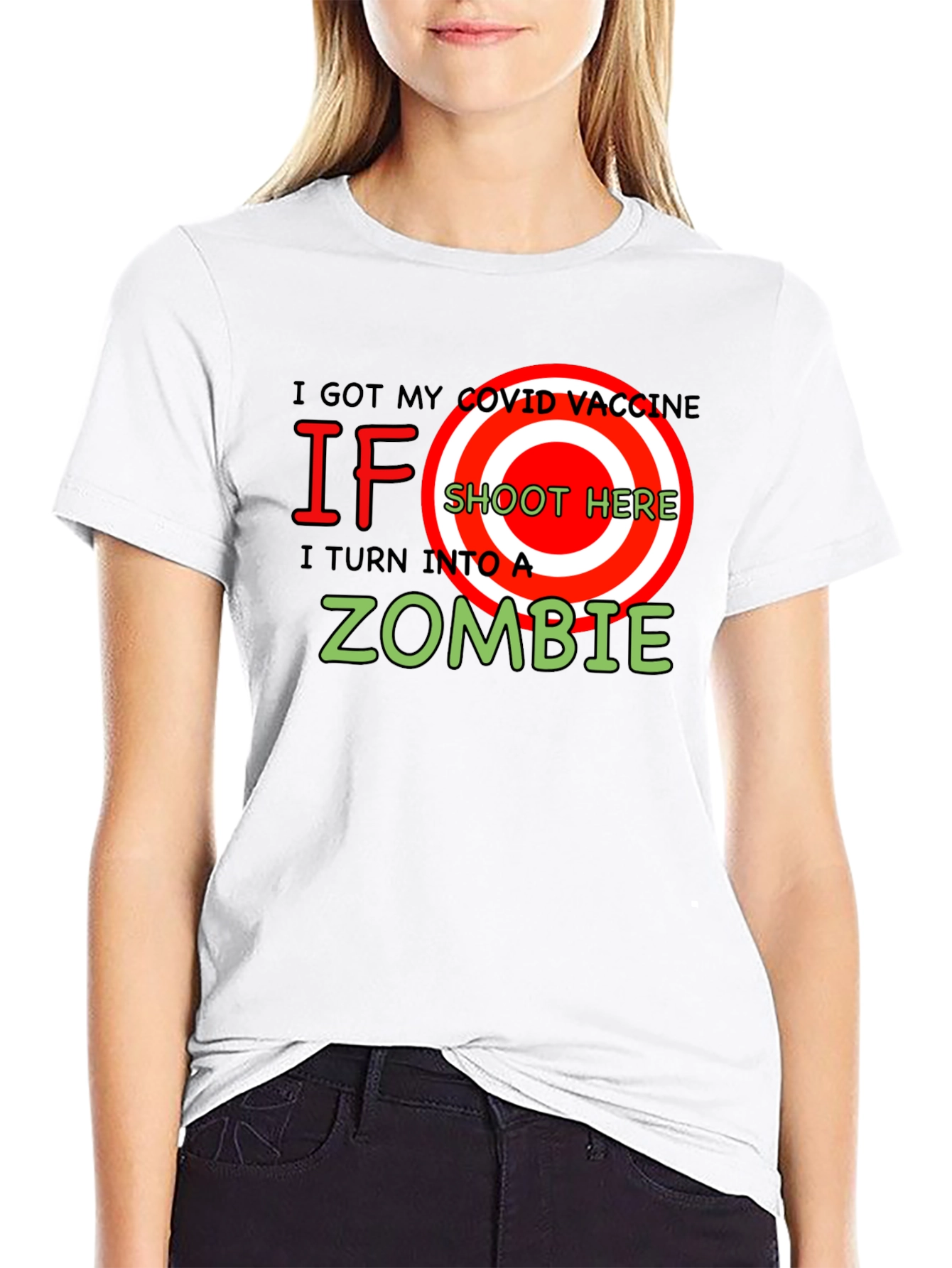 I Got My COVID Vaccine Zombie T-Shirt