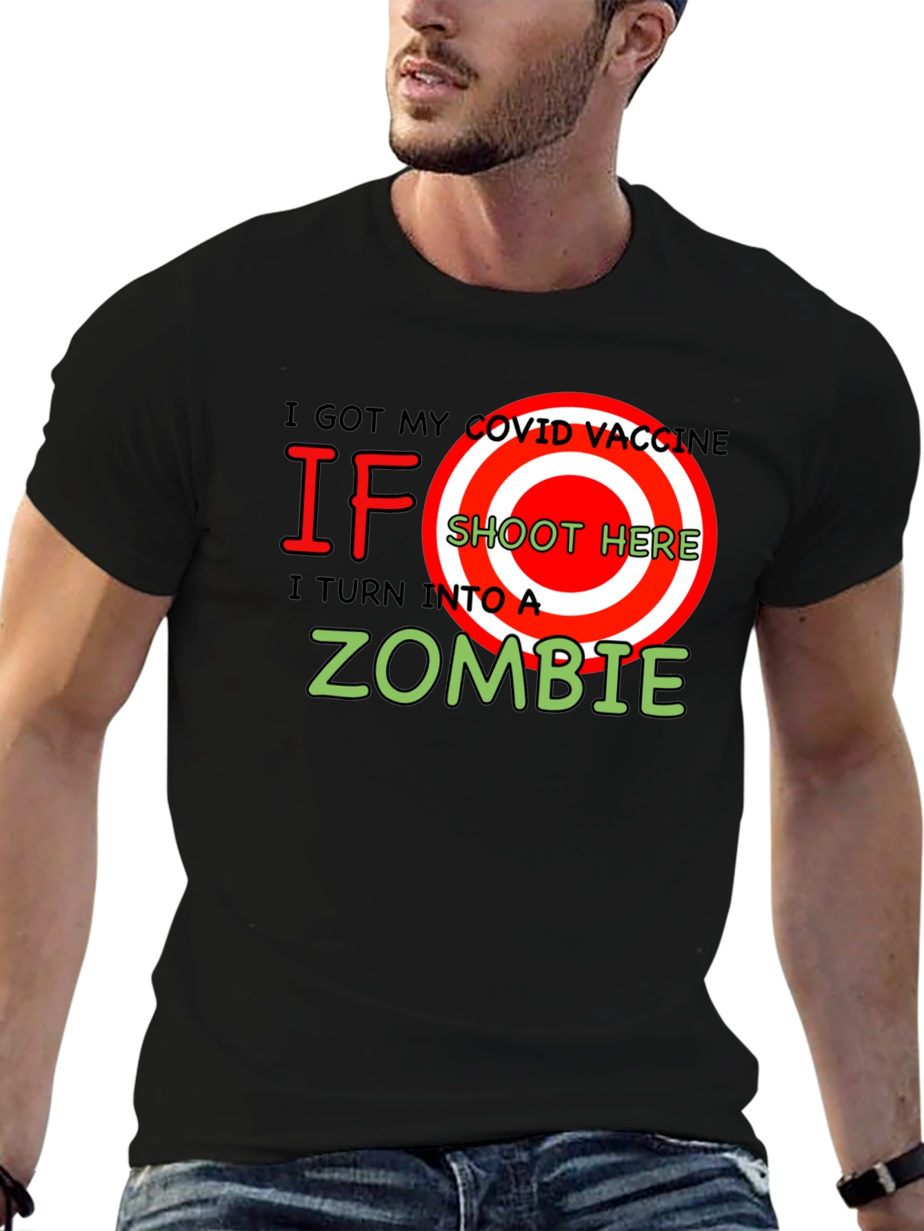 I Got My COVID Vaccine Zombie T-Shirt