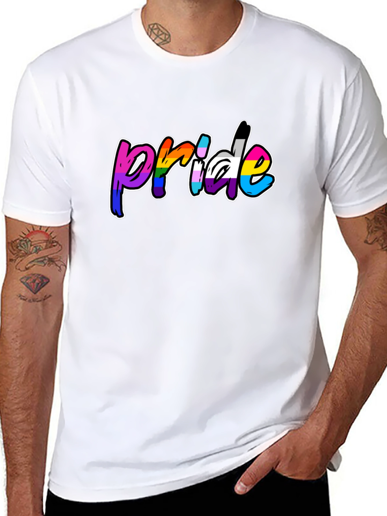 Pride Rainbow Graphic T-Shirt