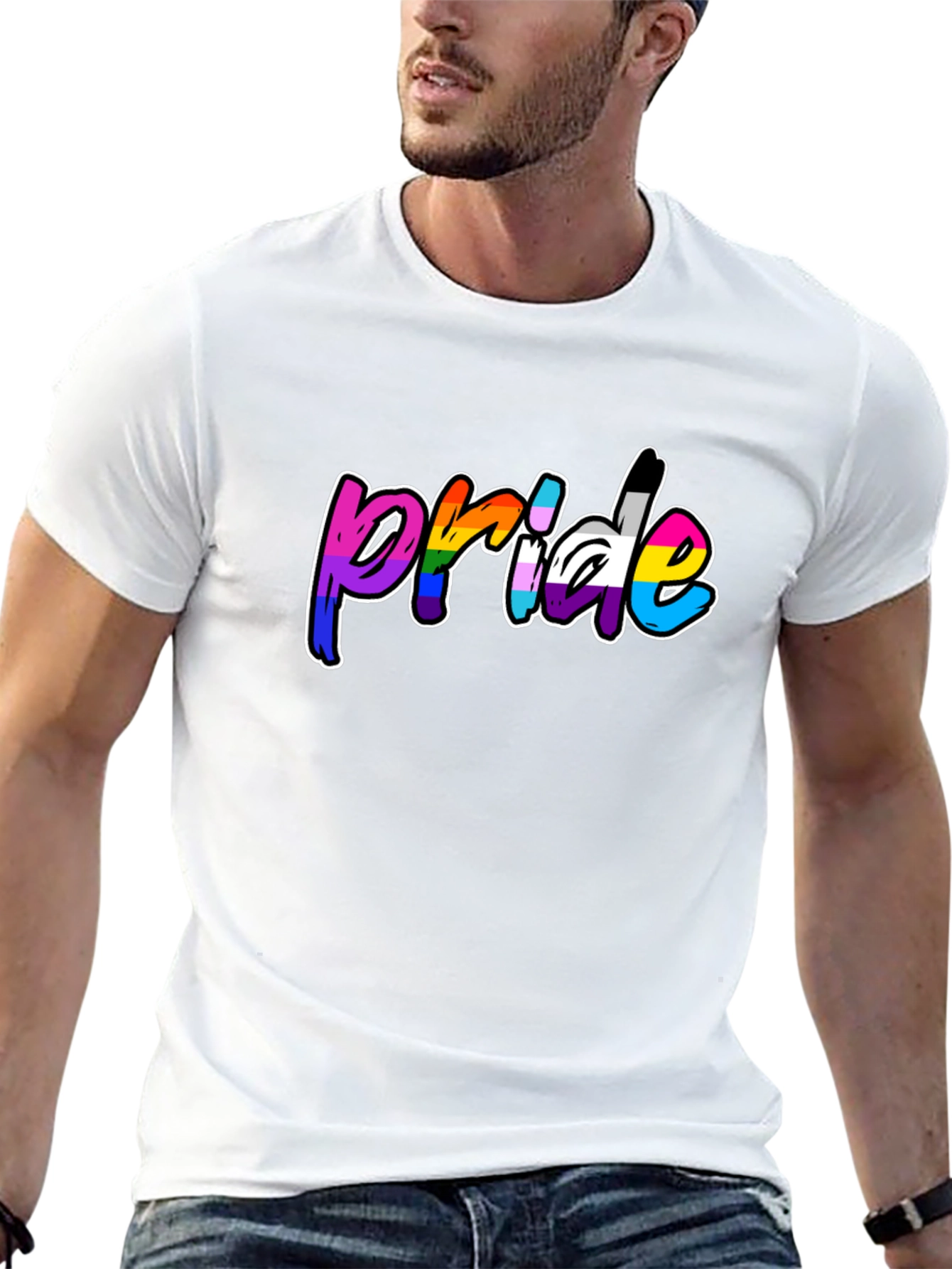 Pride Rainbow Graphic T-Shirt