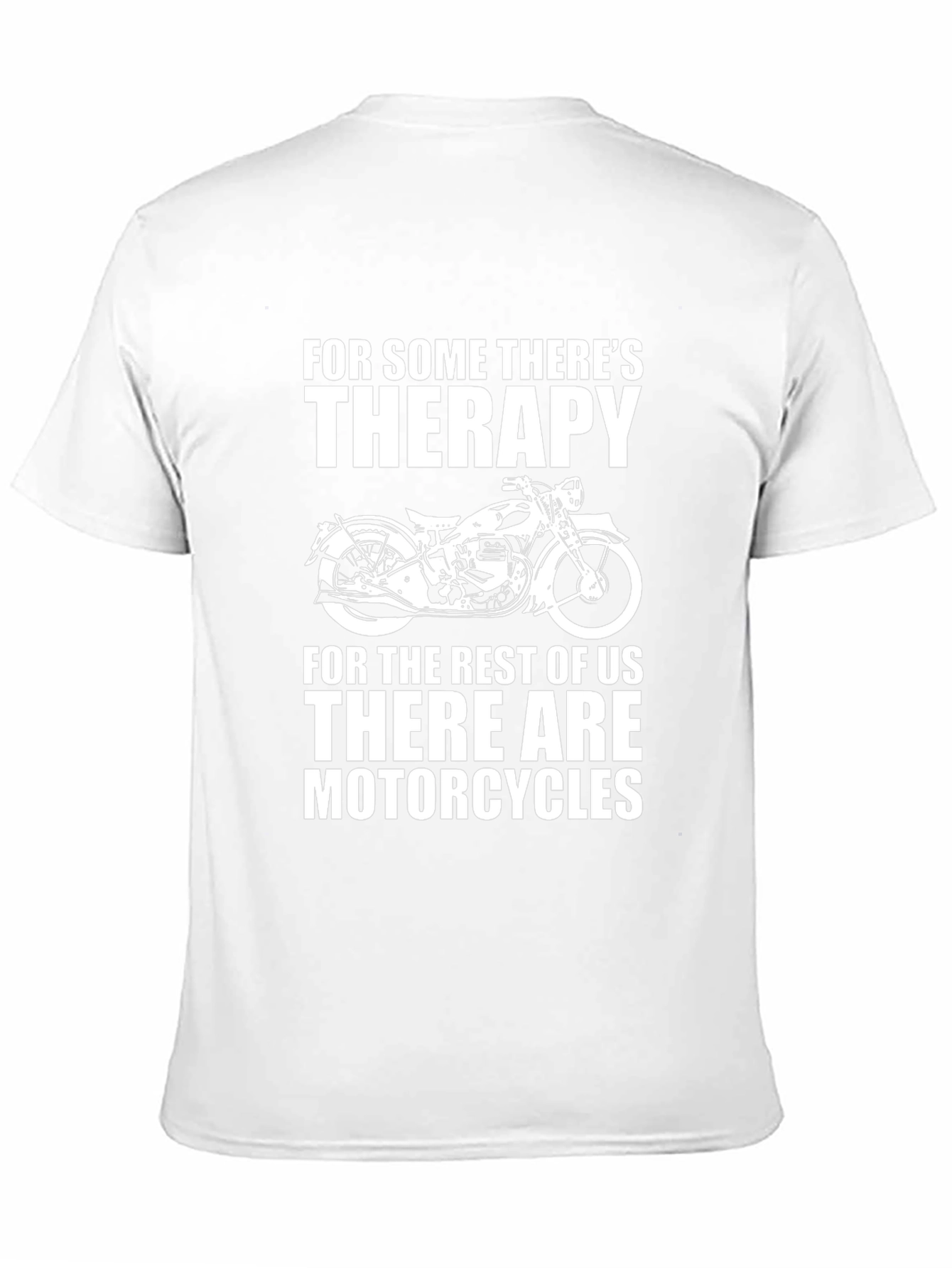 Motorcycle Therapy Graphic T-Shirt - Biker Apparel