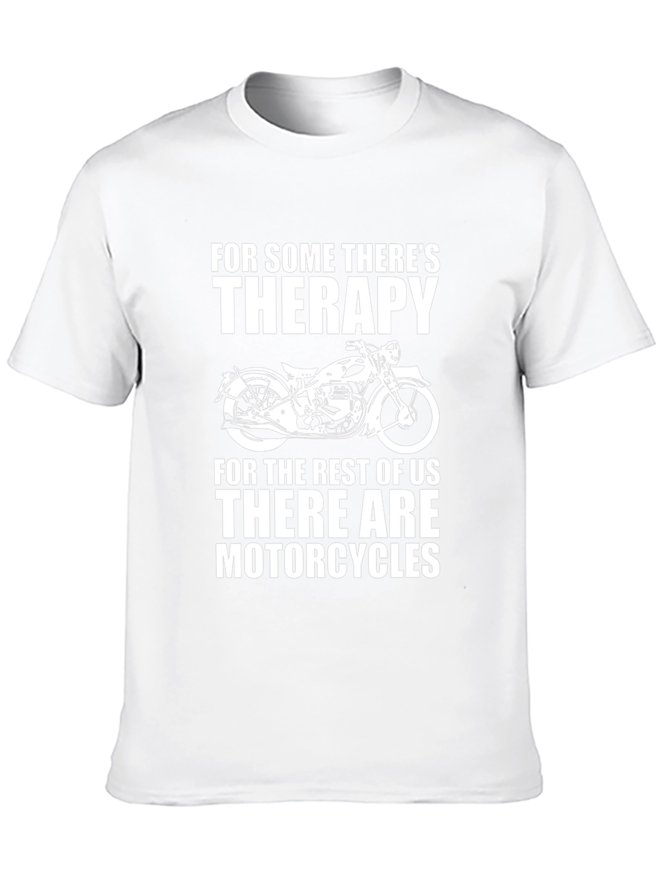 Motorcycle Therapy Graphic T-Shirt - Biker Apparel